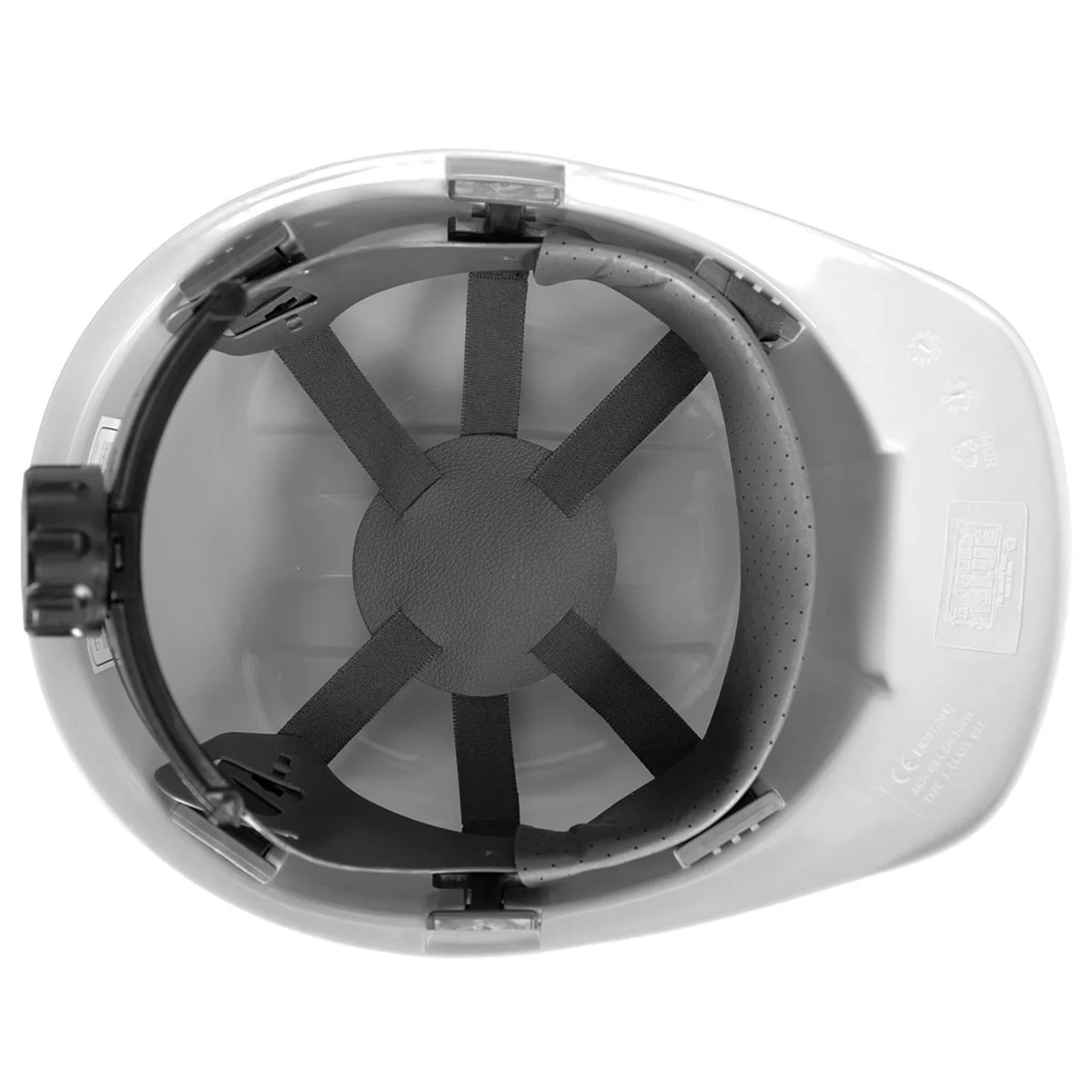 Custom Rugged Blue Defender Cap Style Hard Hat, 6-Point Ratchet Suspension, RBH200 - Image 5