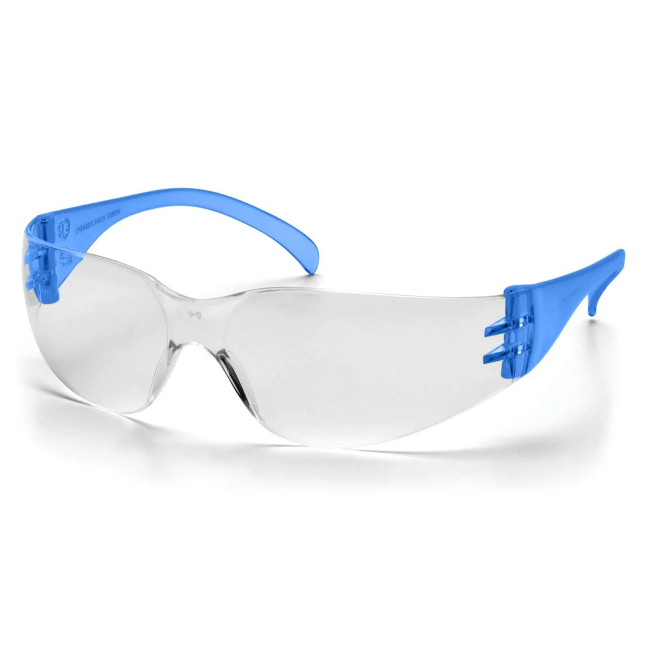 Custom Rugged Blue Diablo Colored Safety Glasses, 12 Pack