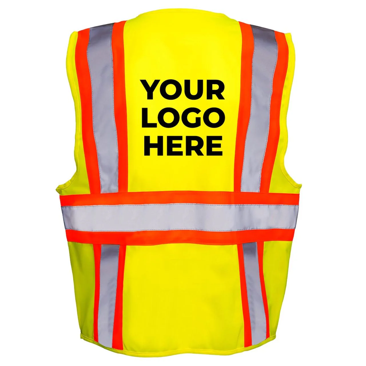 Custom Rugged Blue Type R Class 2 Hi-Vis Two-Tone Surveyor Safety Vest - Image 6