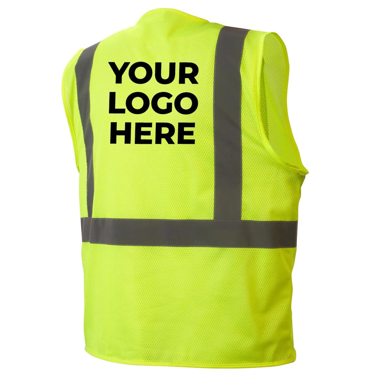 Custom Pyramex RVHLM29 Type R Class 2 Hi-Vis Mesh Safety Vest - Image 4