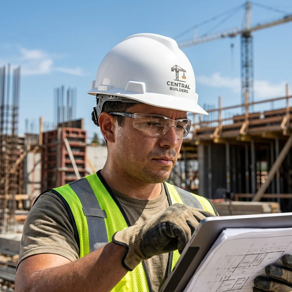 Custom MSA V-Gard Cap Style Hard Hat, 1-Touch Suspension - Image 14