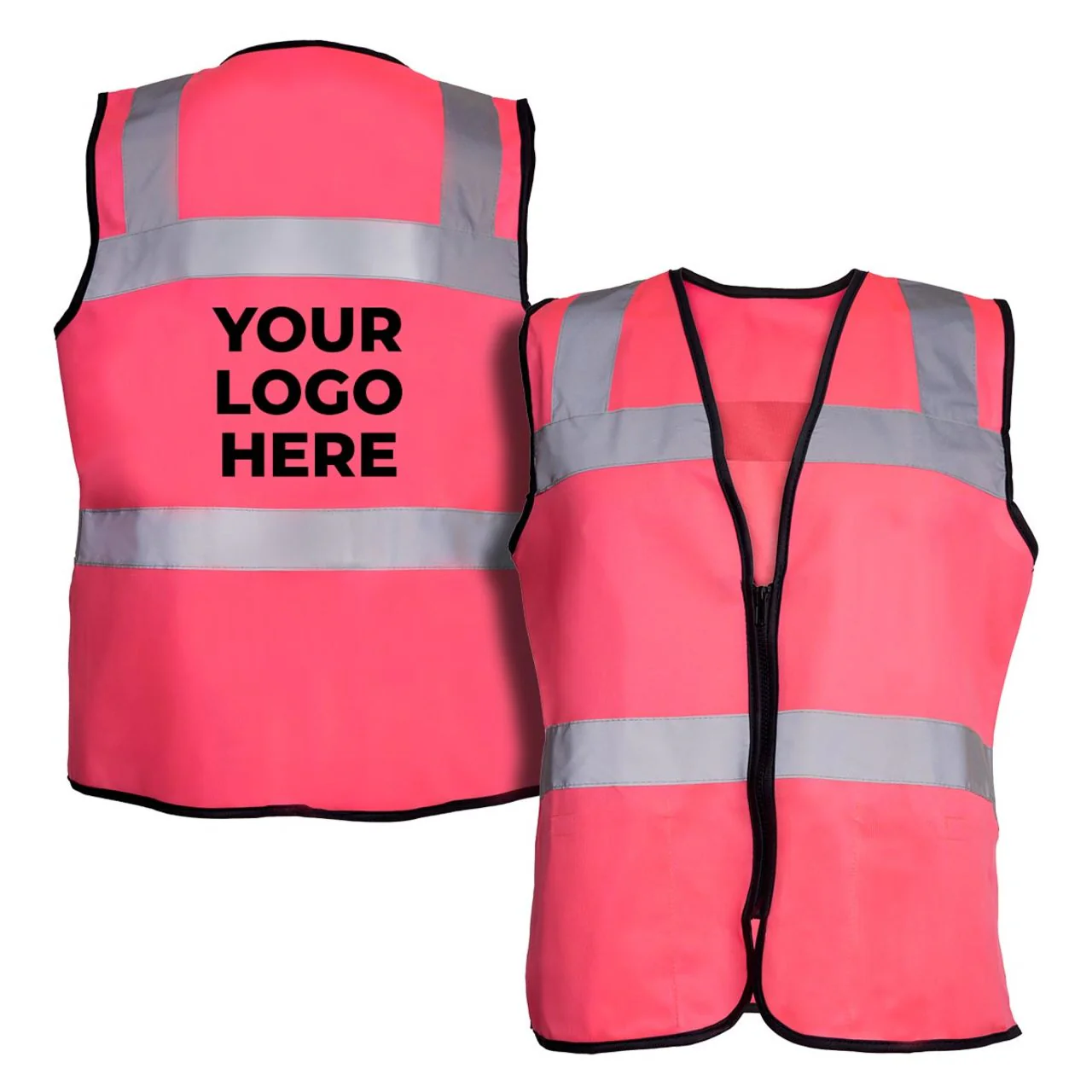 Custom Safety Girl Non-ANSI Hi-Vis Safety Vest - Image 2