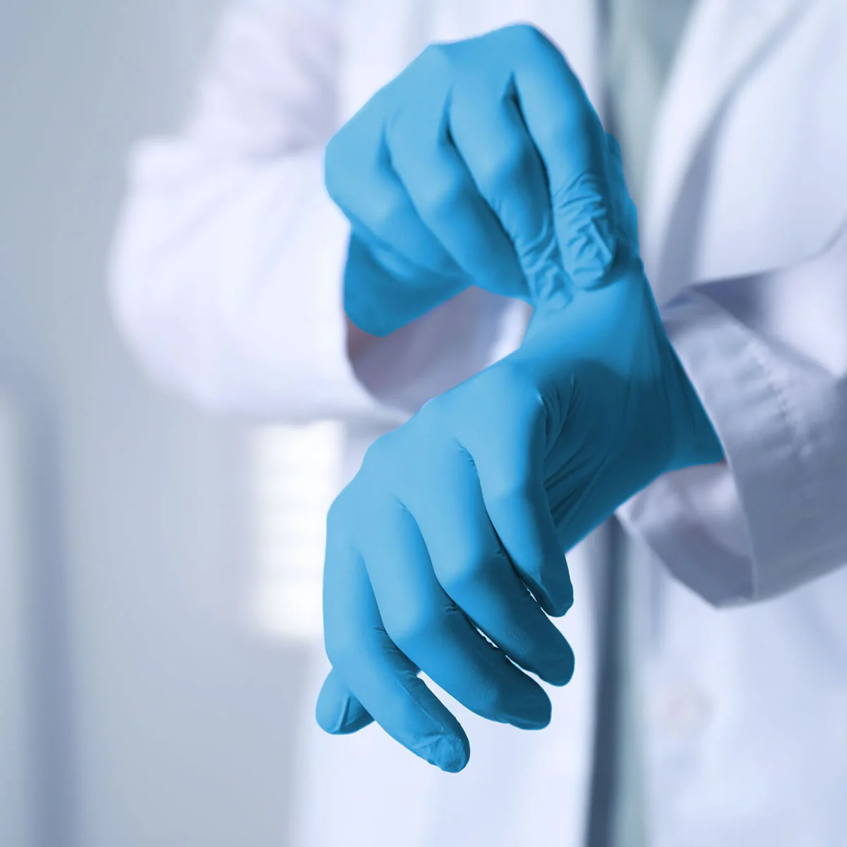 DASH Alasta Pro Nitrile Disposable Exam Grade Disposable Gloves, Blue, 3 mil, Box of 200 - Image 3