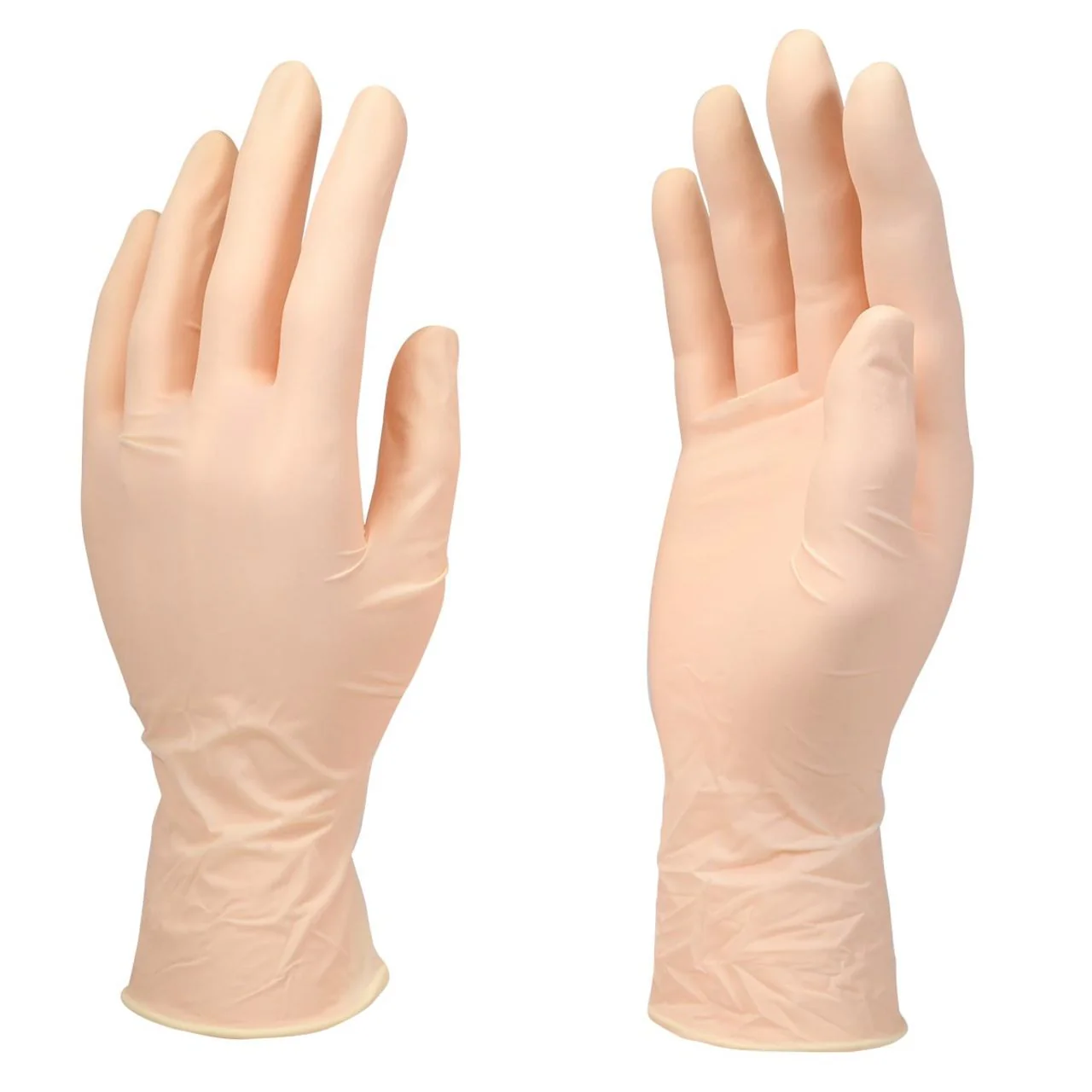 DASH VitalGard Latex Exam Grade Disposable Gloves, Natural, 4.7 mil, Box of 100 - Image 7
