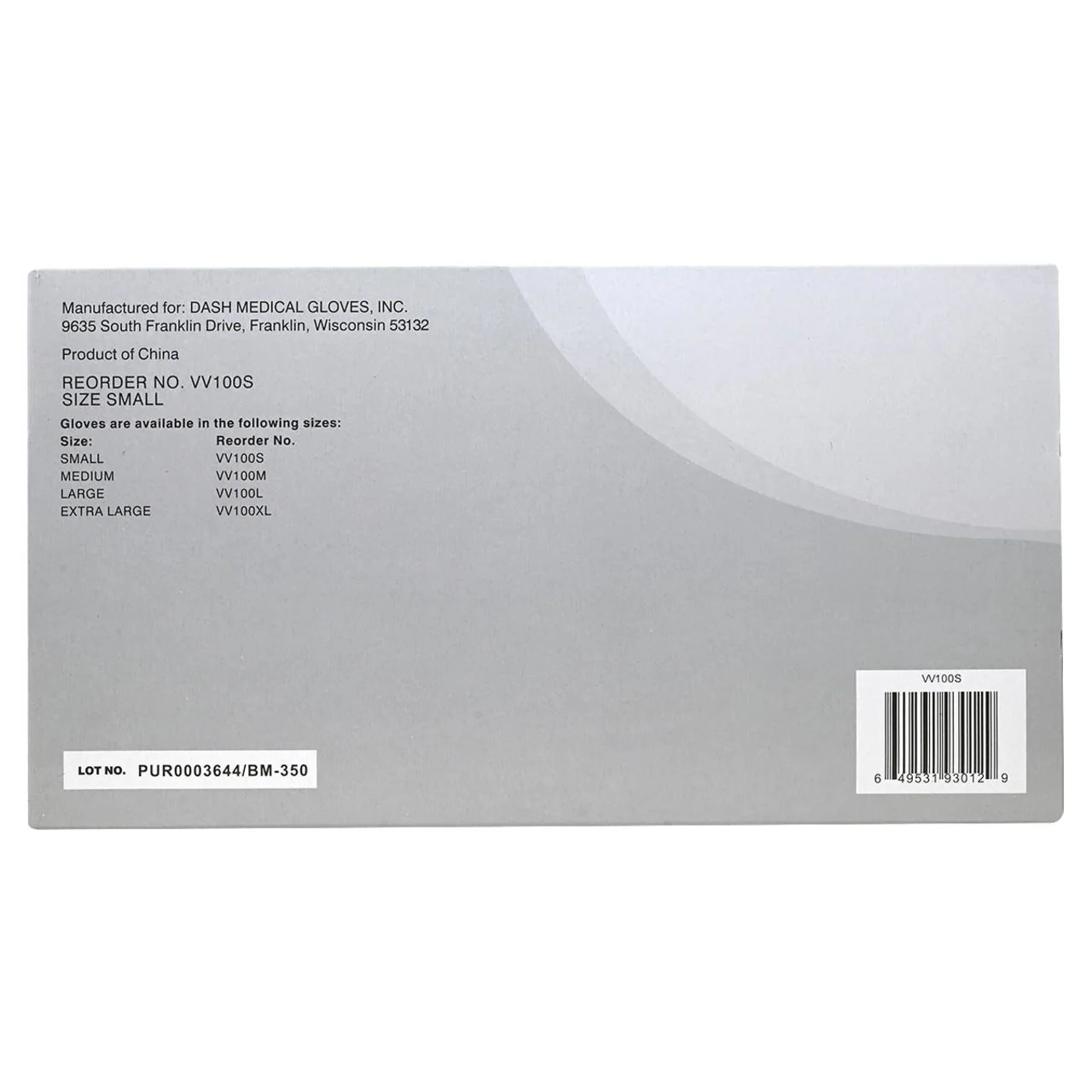 DASH VitalGard Vinyl Exam Grade Disposable Gloves, Clear, 3.9 mil, Case of 1000 - Image 5