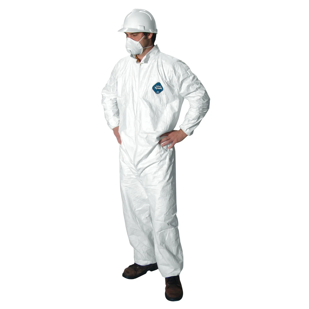 DuPont Tyvek 400 TY125S Disposable Protective Coveralls, White - Image 2