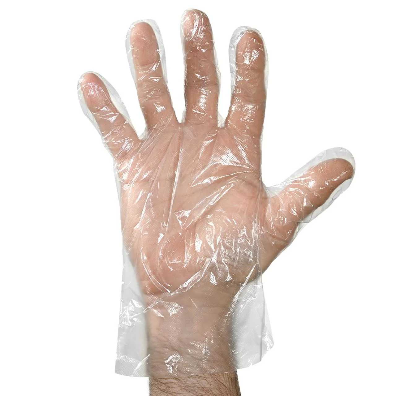 Disposable Poly Food Service Gloves - Clear - Box of 500 - (S, M, L) - Image 2