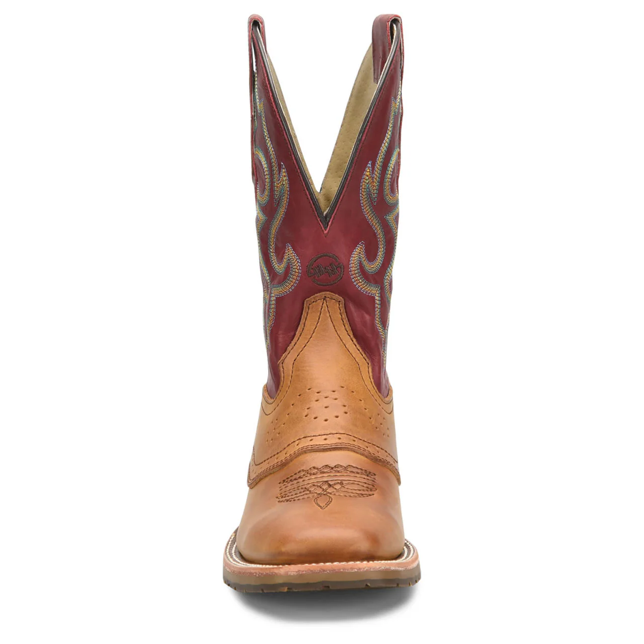 Double-H Boots Men's 11" Odie - Red & Tan DH8556 - Image 3