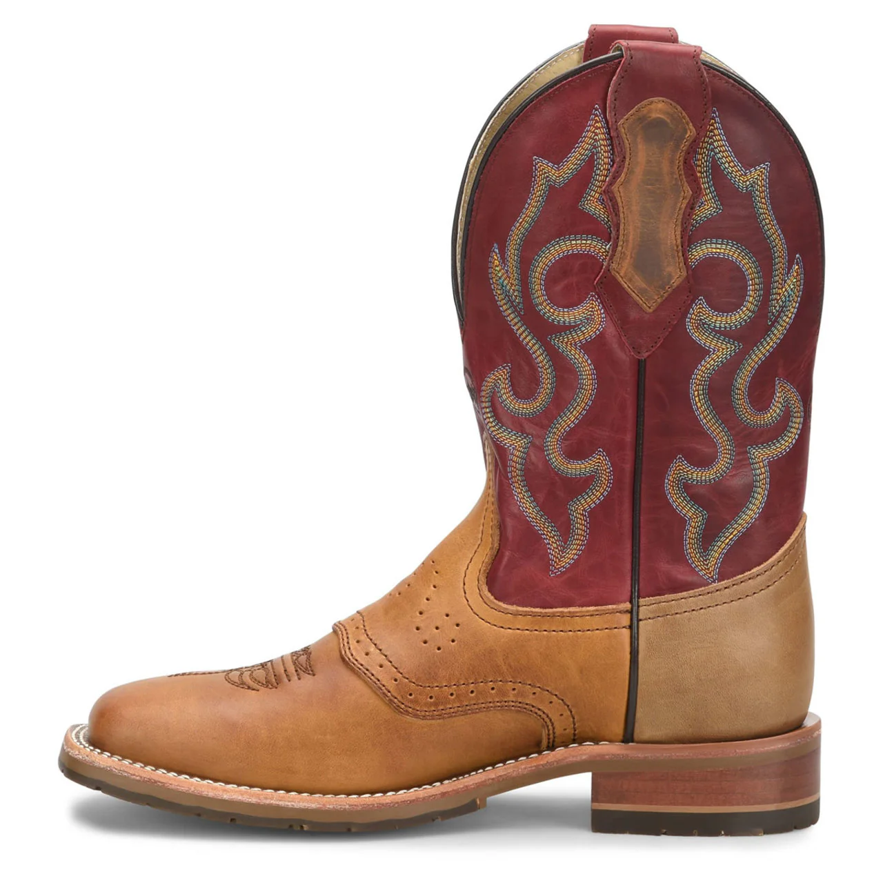 Double-H Boots Men's 11" Odie - Red & Tan DH8556 - Image 4