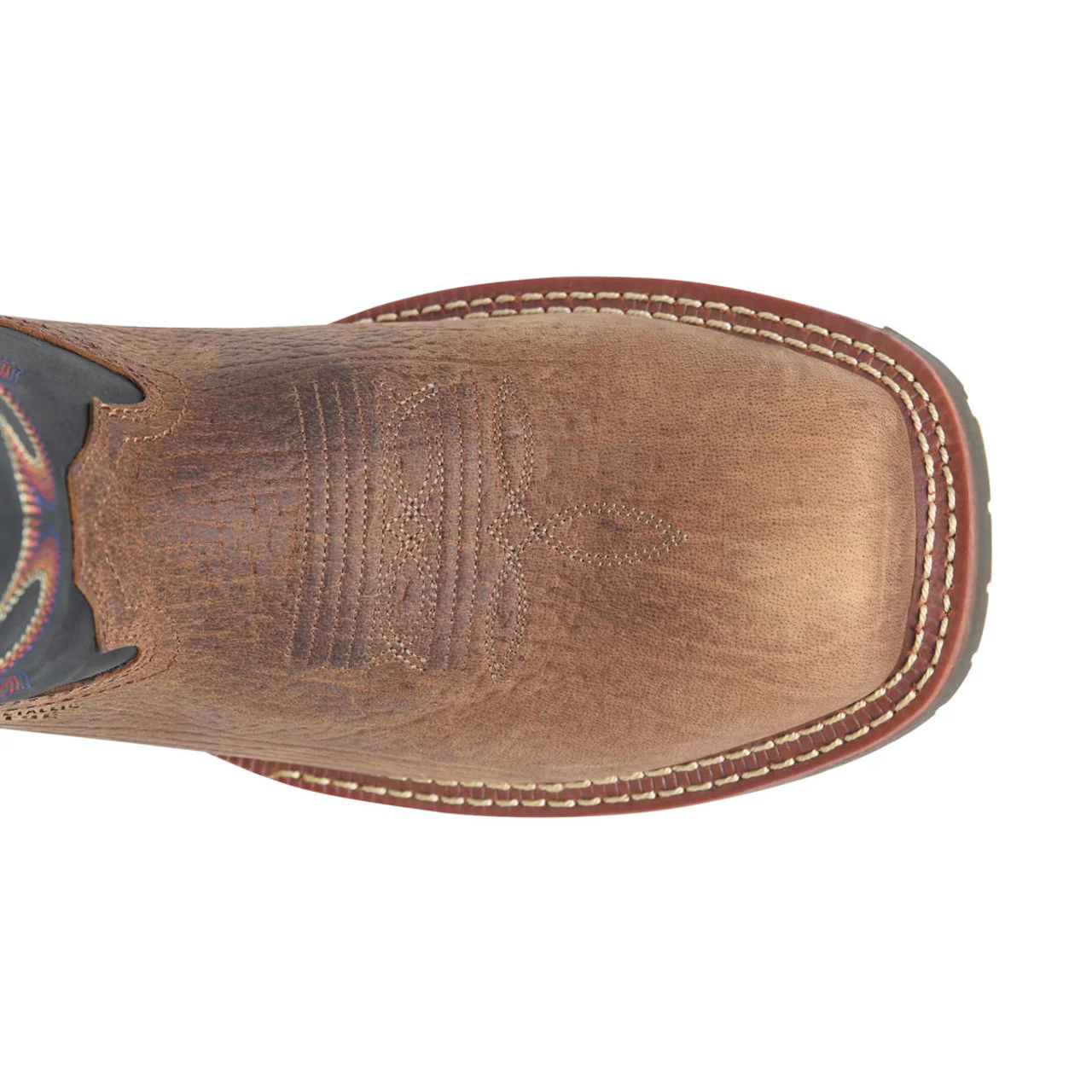 Double-H Boots Men's Belgrade 12" Roper EH Composite Toe Boots, DH6140, Brown - Image 2