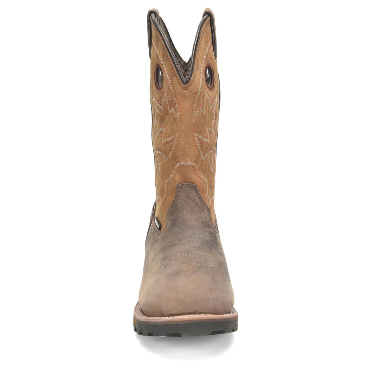 Double-H Men's Abner 12" Roper Waterproof EH Composite Toe Boots, DH5353, Brown - Image 3