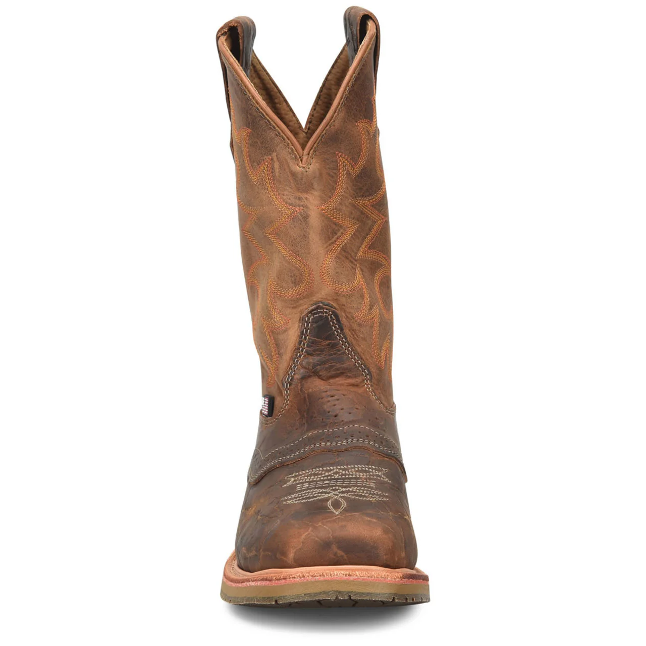 Double-H Men's Baker 11" Roper EH Steel Toe Boots, DH4671, Brown - Image 3