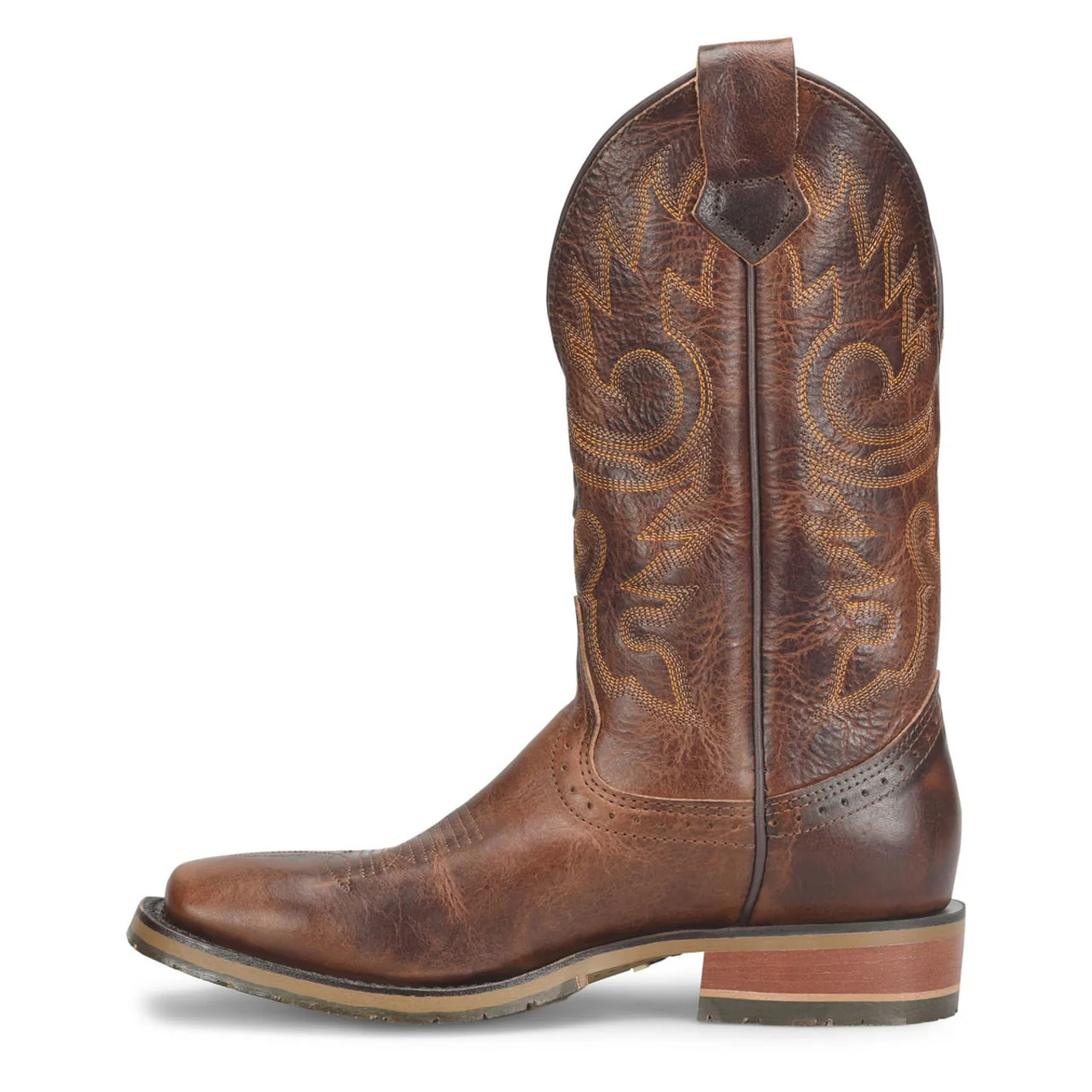 Double-H Men's 12" EH Brantley Boots, DH4662, Brown - Image 4