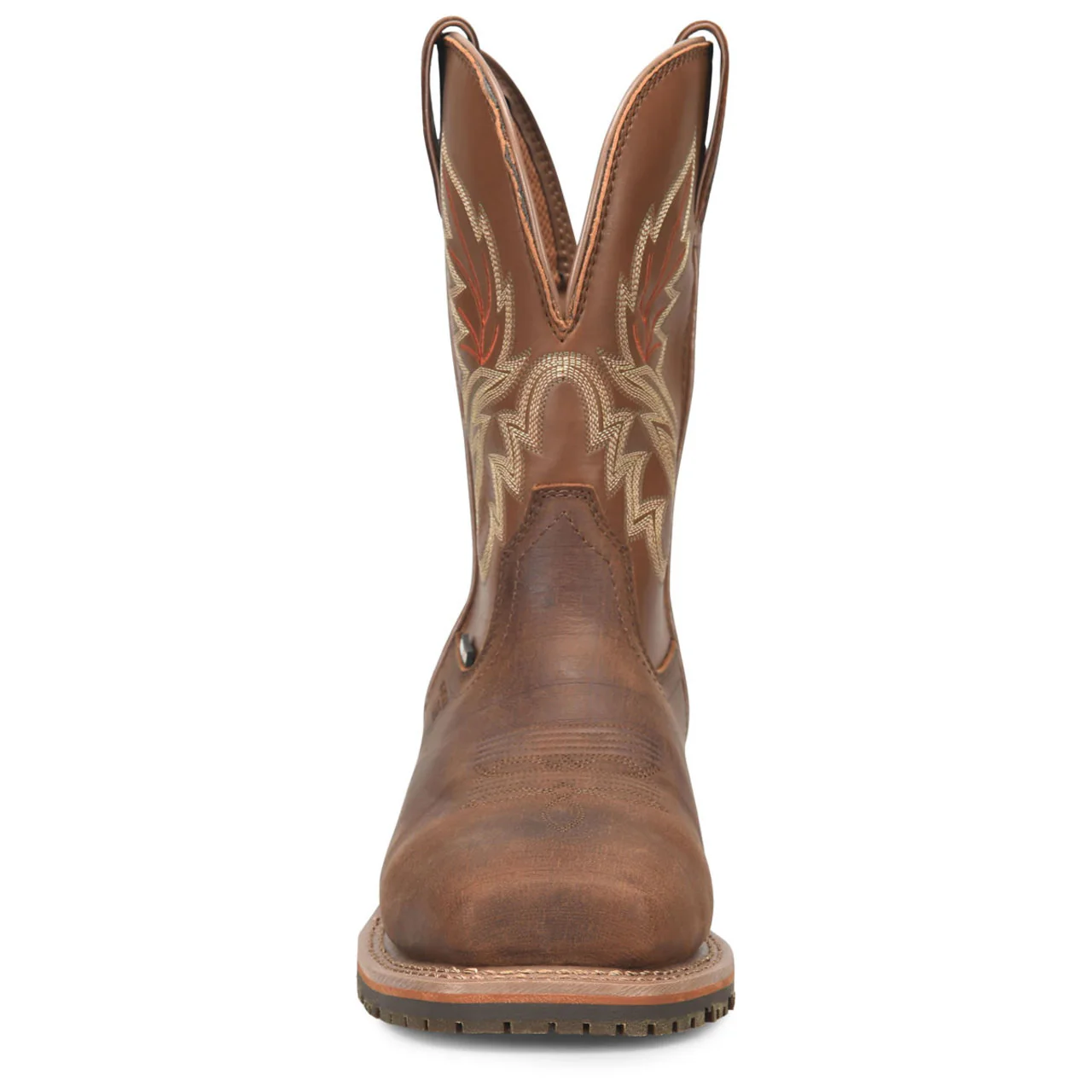 Double-H Boots Men's Carson 10" Roper Waterproof Composite Toe Boots, DH4161, Brown - Image 3