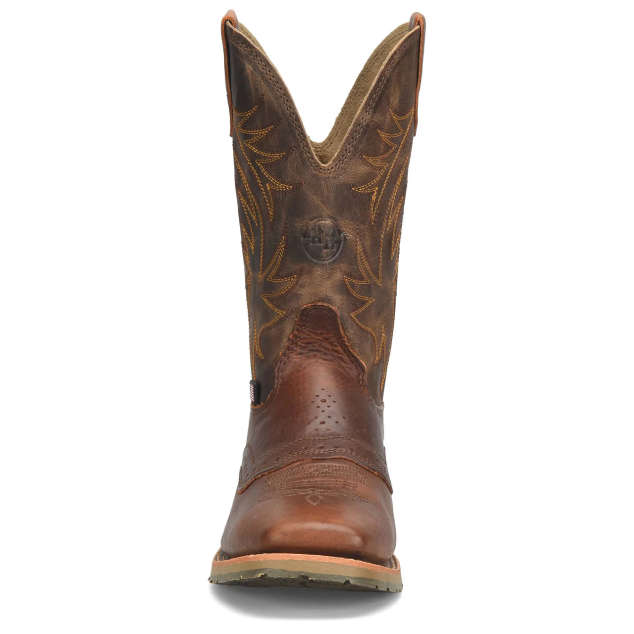 Double-H Men's 11" Feller Boots, DH4653, Brown - Image 3