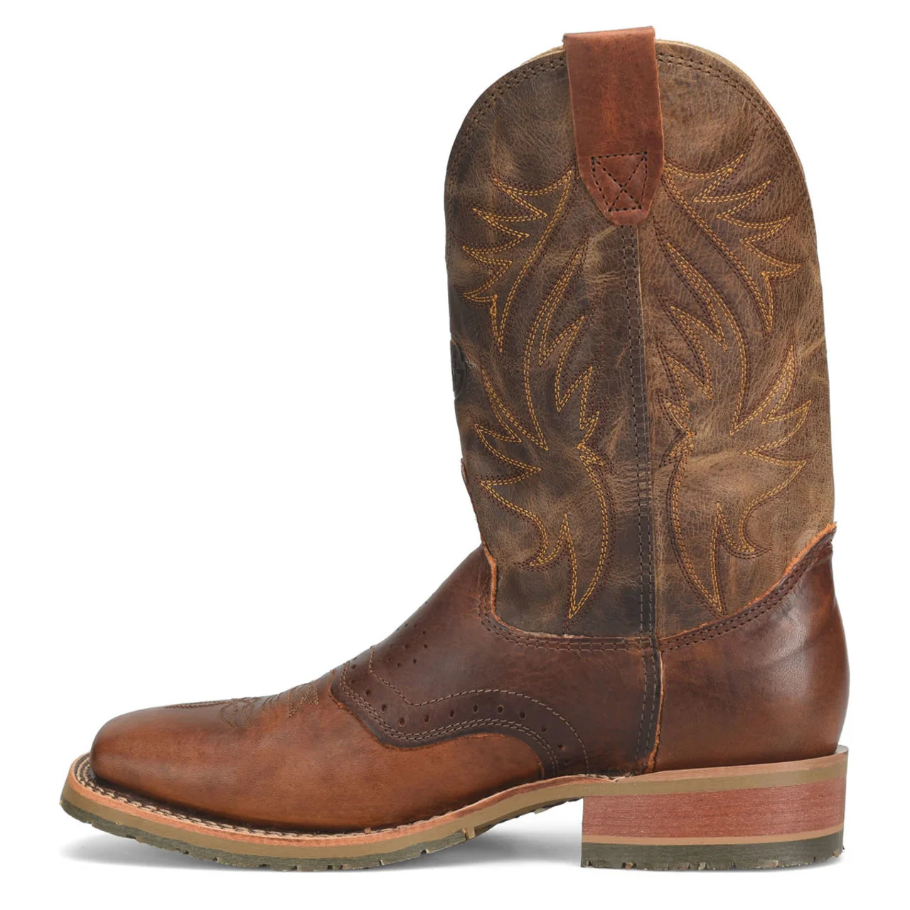 Double-H Men's 11" Feller Boots, DH4653, Brown - Image 4