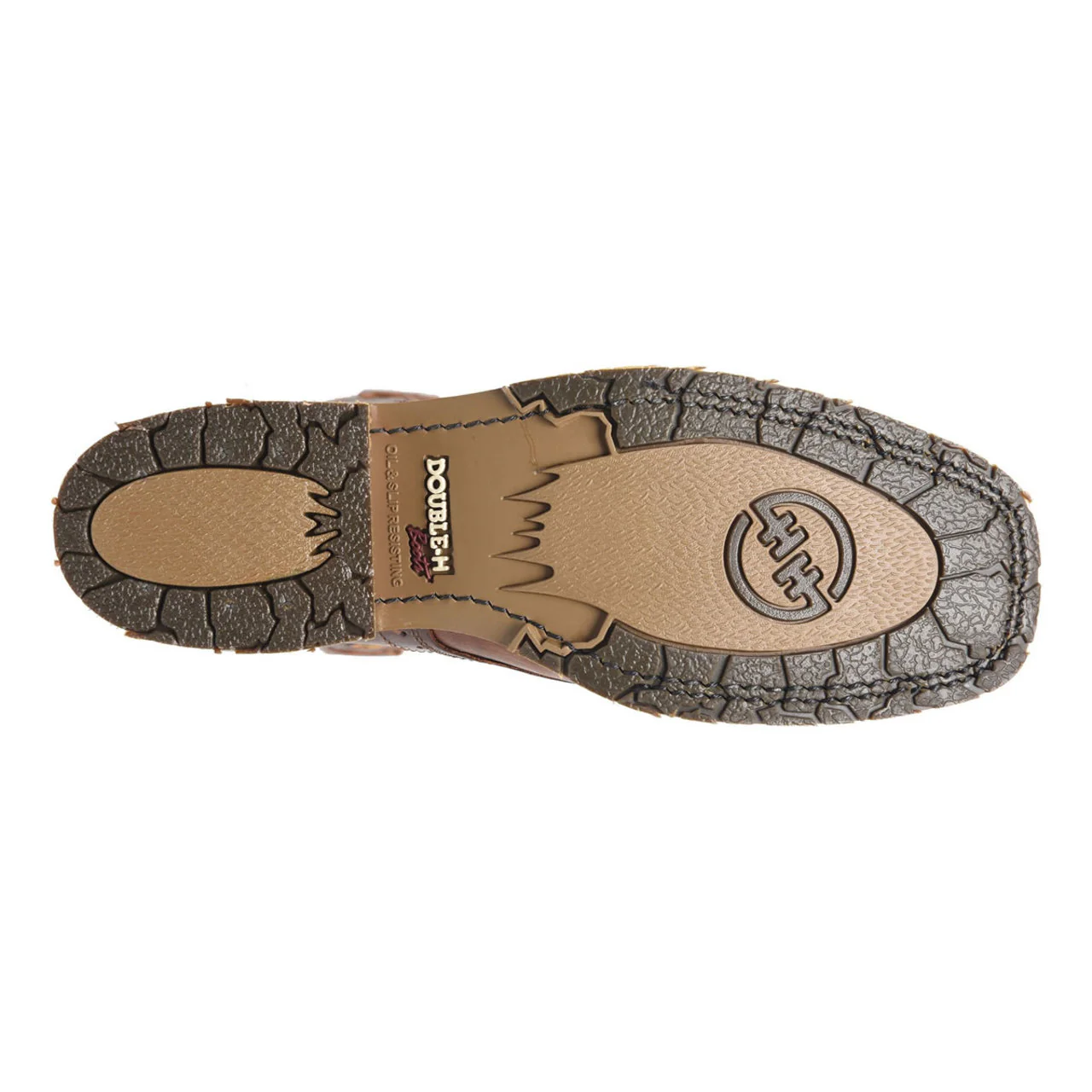 Double-H Men's 11" Feller Boots, DH4653, Brown - Image 6