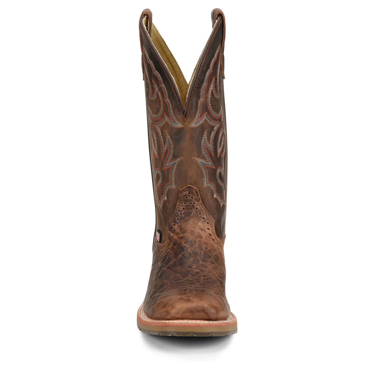 Double-H Men's 12" Harshaw Boots, DH4645, Brown - Image 3