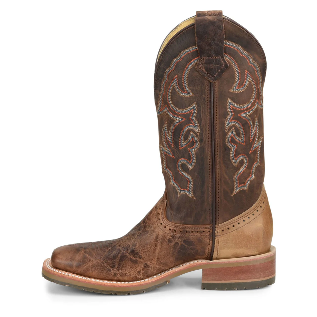 Double-H Men's 12" Harshaw Boots, DH4645, Brown - Image 4