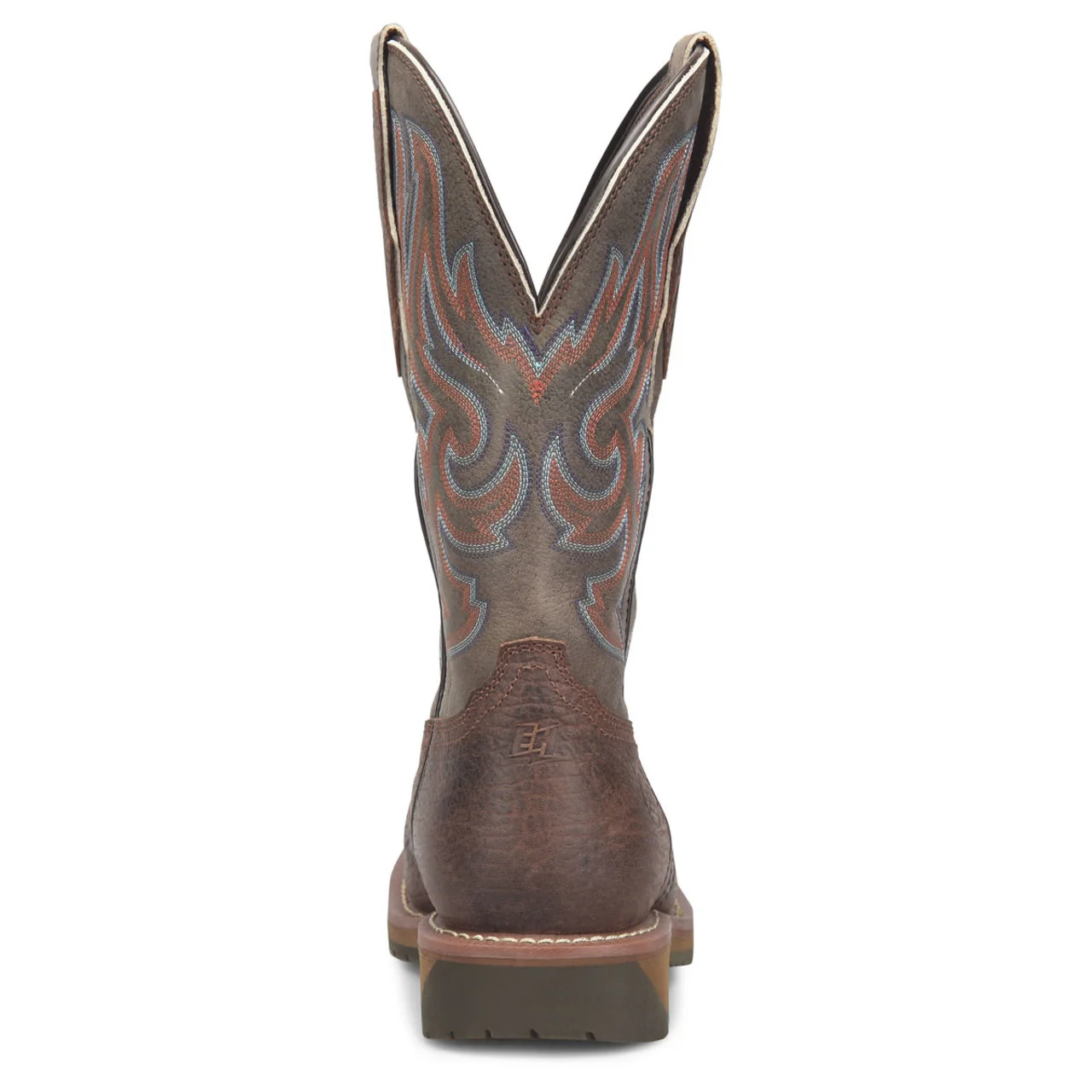 Double-H Men's 12" Ironhide Boots, DH6142, Brown - Image 5