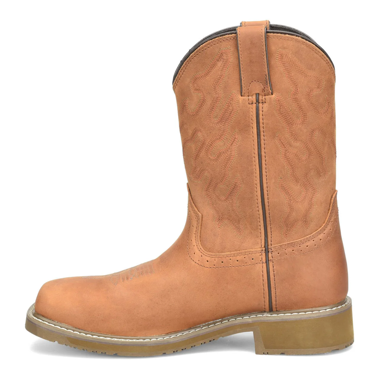 Double-H Men's 10" EH Jacob Boots, DH5143, Tan - Image 4
