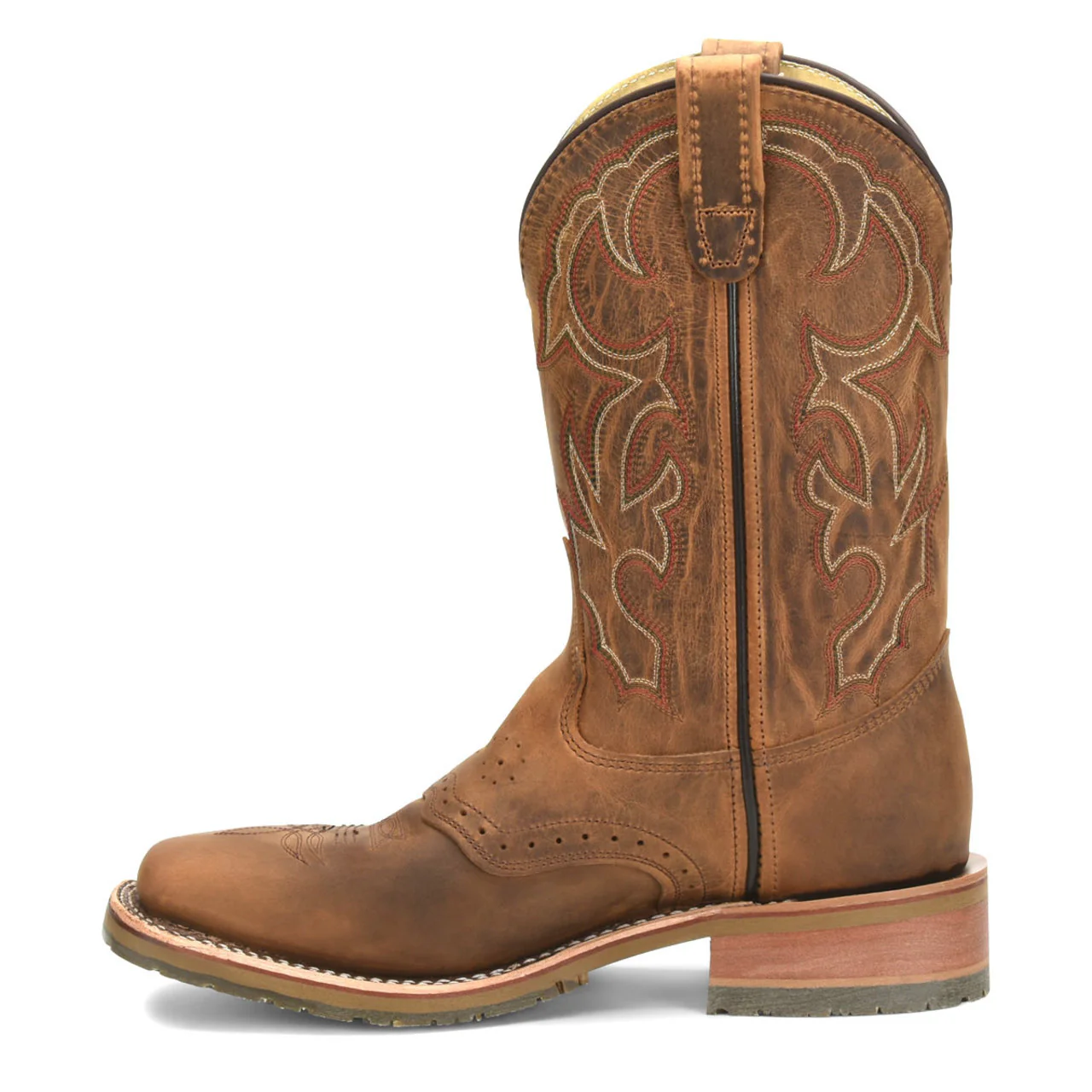 Double-H Men's Jase 11" Roper Soft Toe Boots, DH3560, Brown - Image 5
