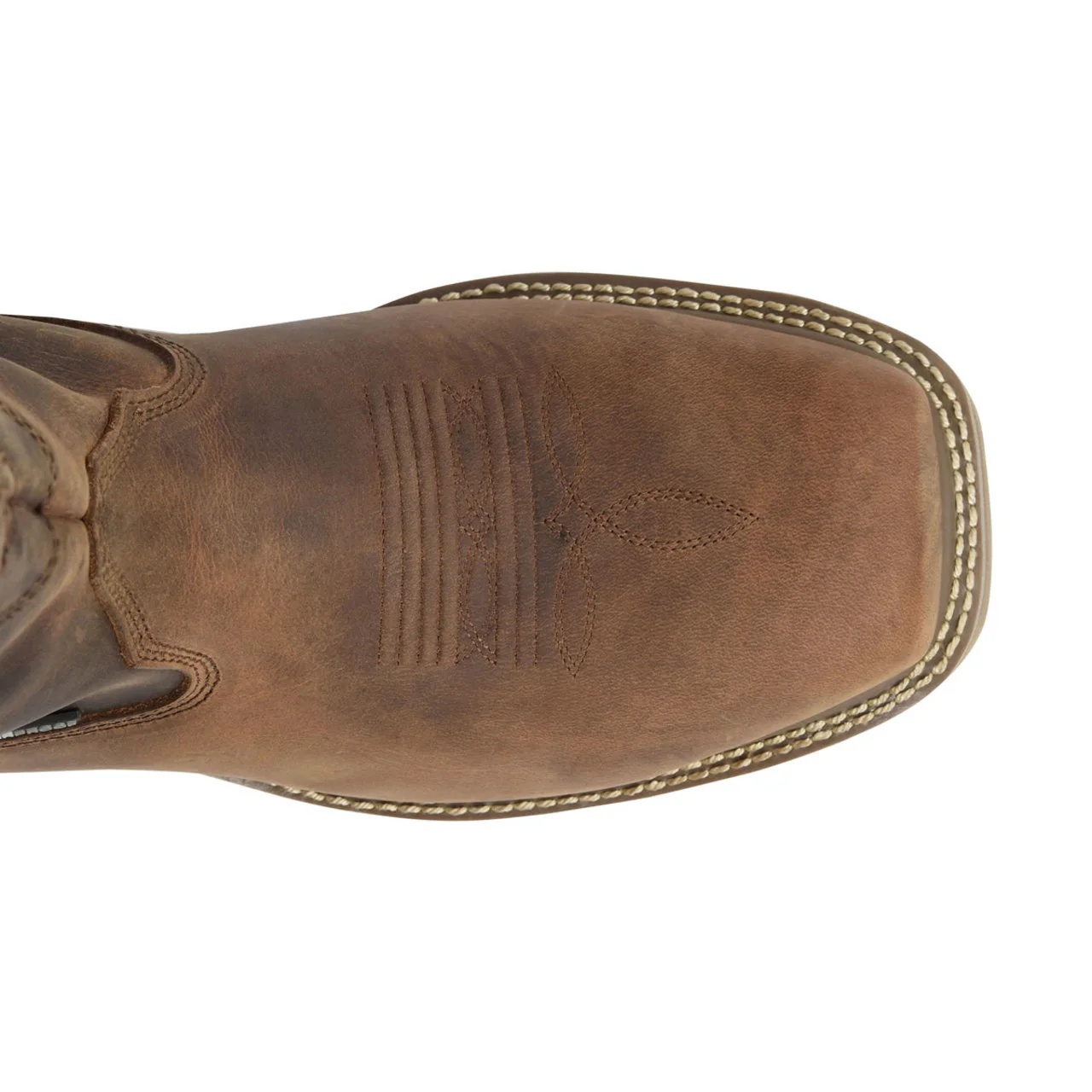 Double-H Boots Men's Kelton 13" Roper Waterproof Composite Toe Boots, DH5354, Brown - Image 2