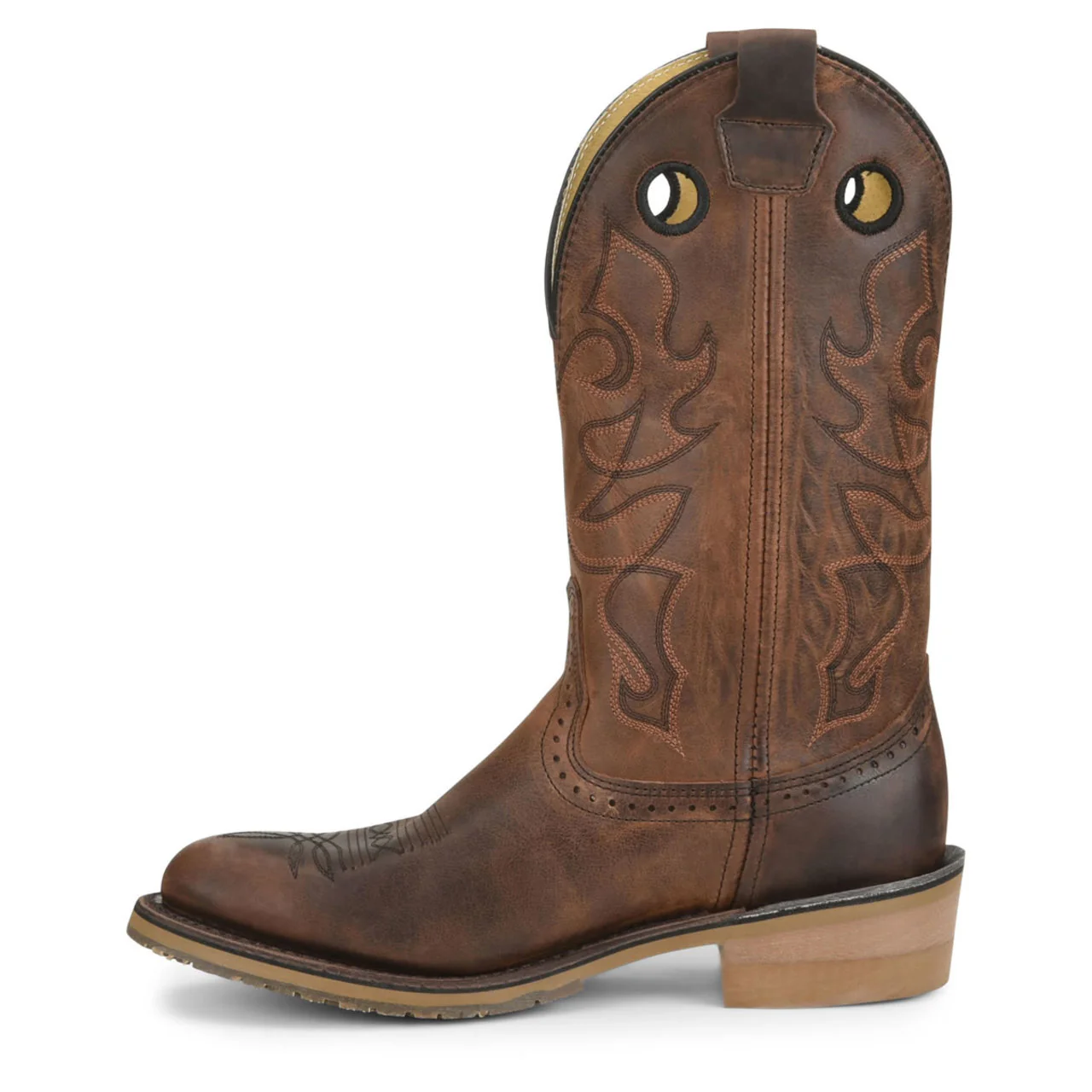 Double-H Men's 12" Kilgore Boots, DH4646, Brown - Image 4