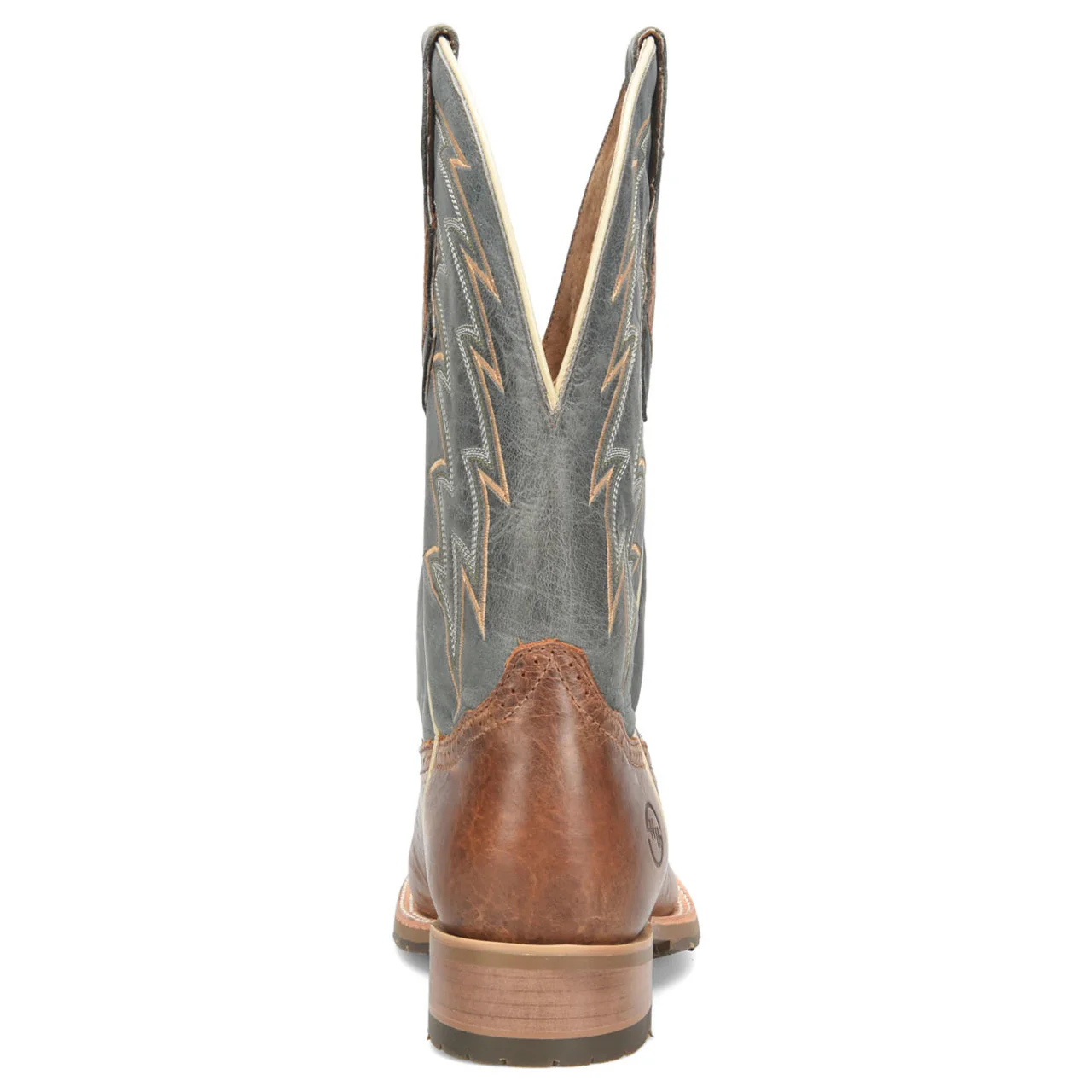 Double-H Men's 12" Leland Boots, DH7026, Blue/Brown - Image 5