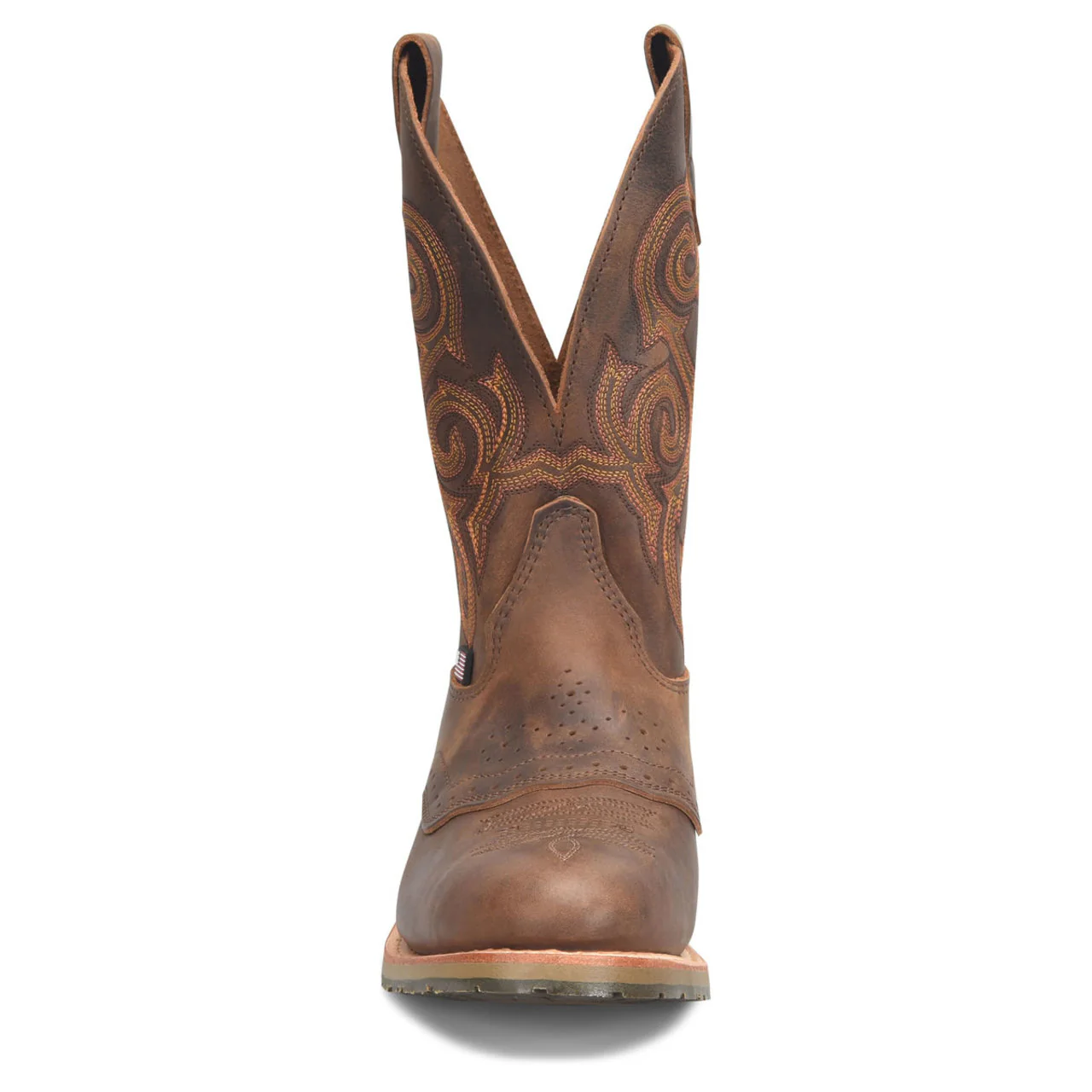 Double-H Men's 11" Rockdale Boots, DH4663, Brown - Image 3