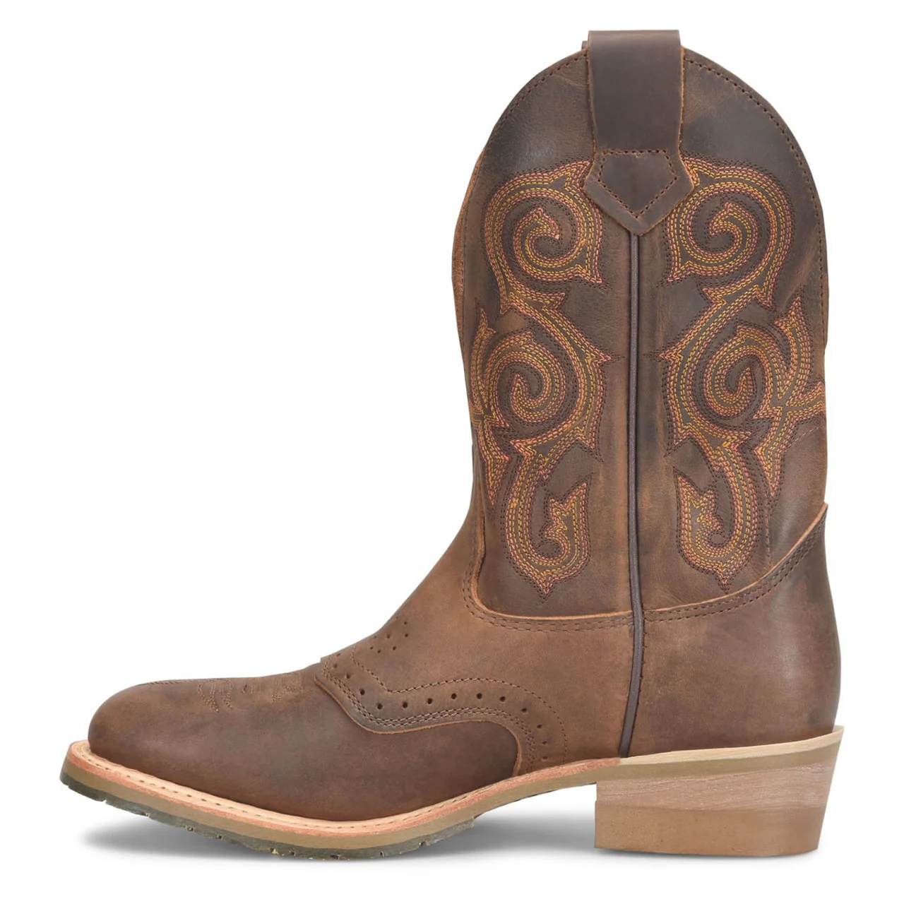 Double-H Men's 11" Rockdale Boots, DH4663, Brown - Image 4