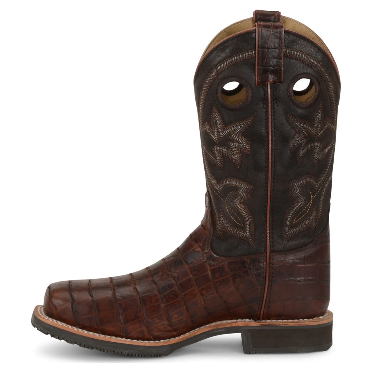 Double-H Men's 12" Wayne Boots - Chocolate DH5225 - Image 4