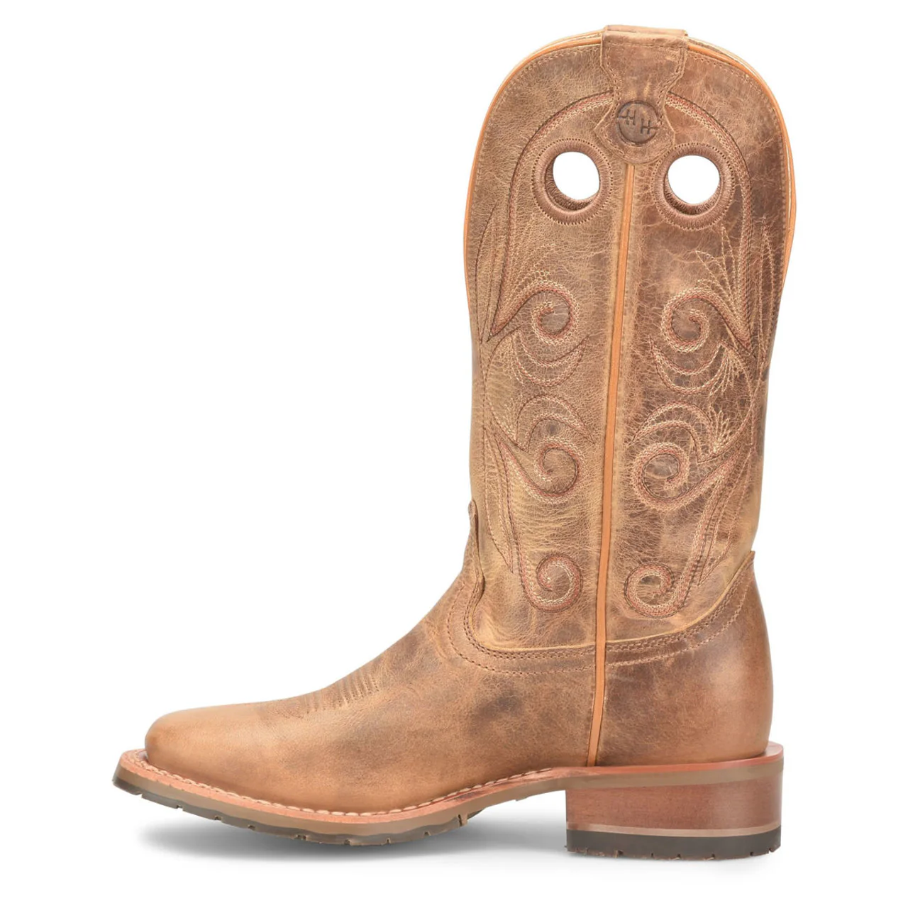 Double-H Women's 12" Kenna Boots, DH7035, Tan - Image 4