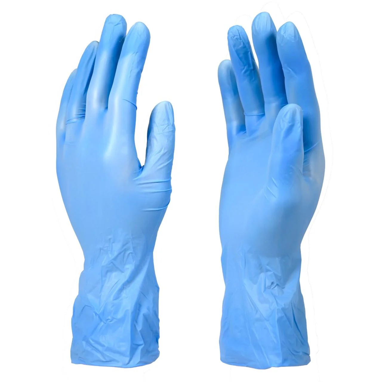 DuraSkin Nitrile Disposable Gloves, 3.5 mil, Blue, Box of 100 - Image 7