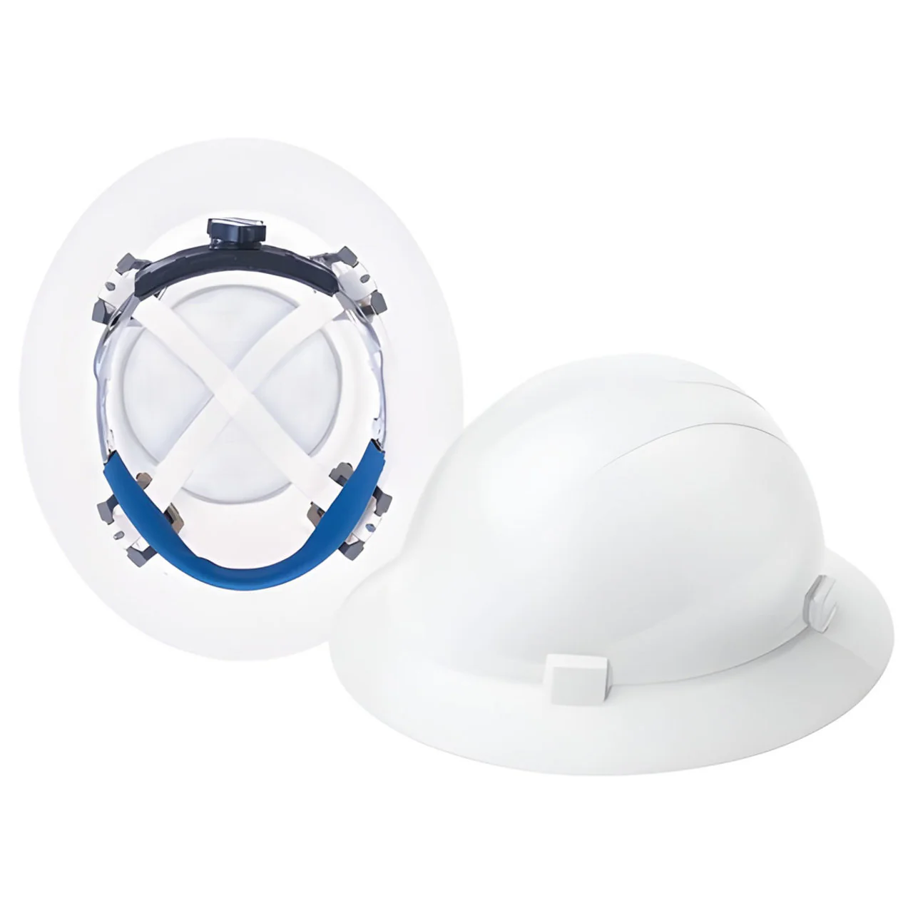 Delta Plus Americana 360 Type 2 Full Brim Hard Hat, 4-Point Mega Ratchet Suspension - Image 2