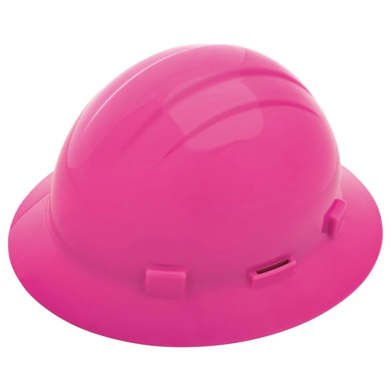 Delta Plus Americana Full Brim Slotted Hard Hat, 4-Point Ratchet Suspension - Image 3