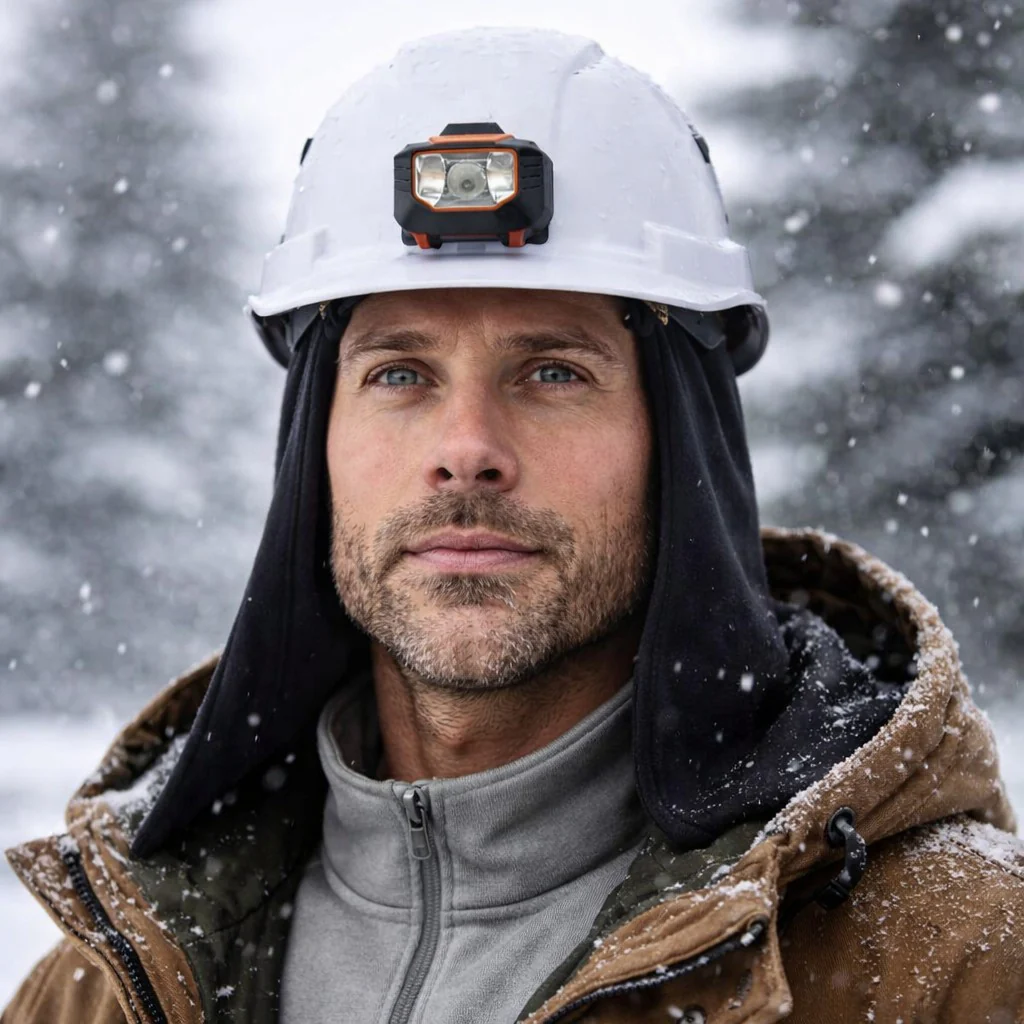 FR Winter Hard Hat Liner, 2-Piece, Zip off Cap - LZ620-FR - Image 2