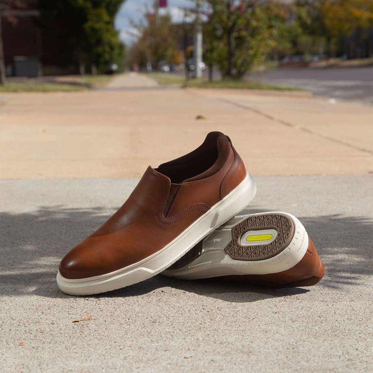 Florsheim Men's Premier Casual Slip-On SD Steel Toe Shoes, FS2335 - Image 6