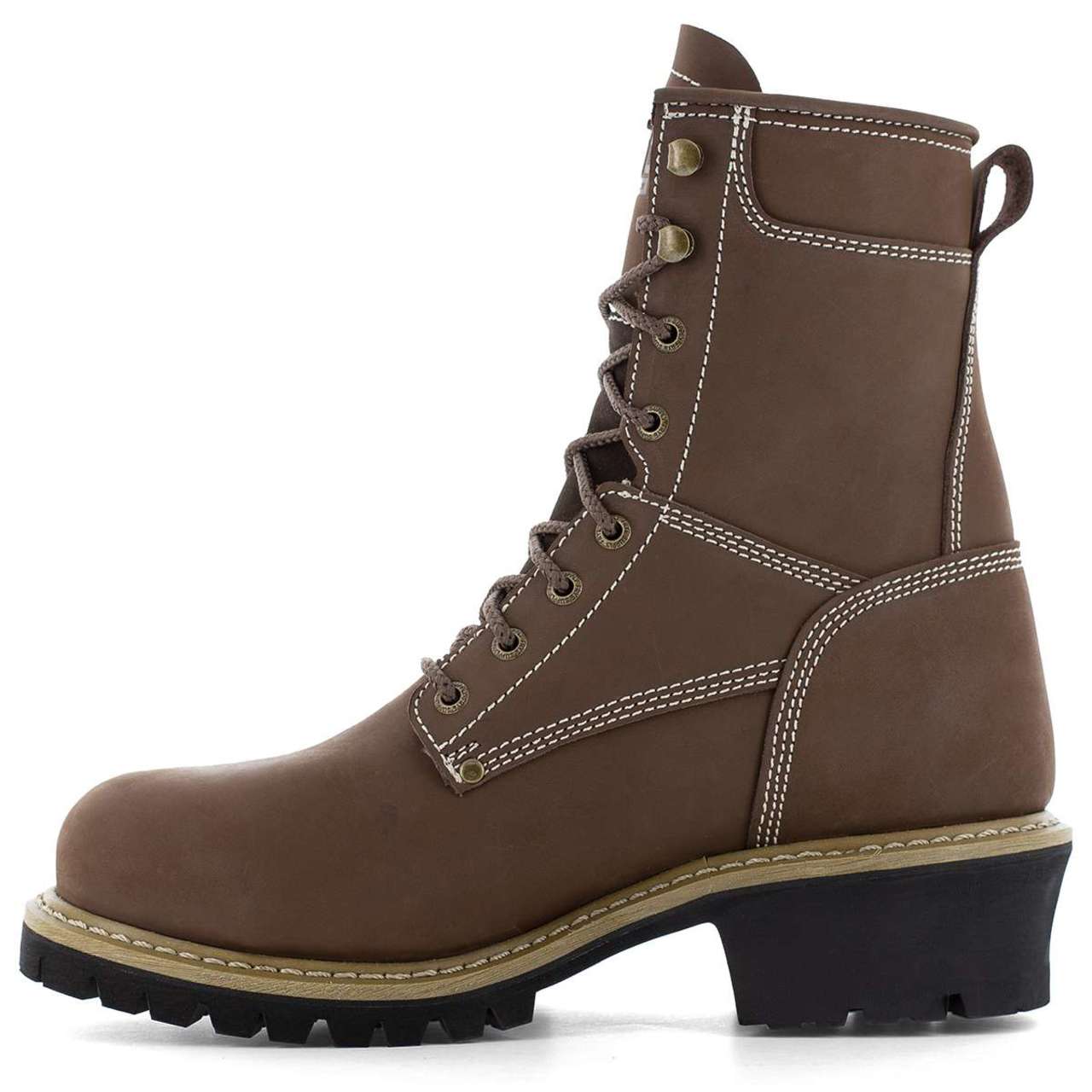 Frye Supply Men's The Safety-Crafted Logger 8" Waterproof EH Composite Toe Boots - FR40202 - Image 3
