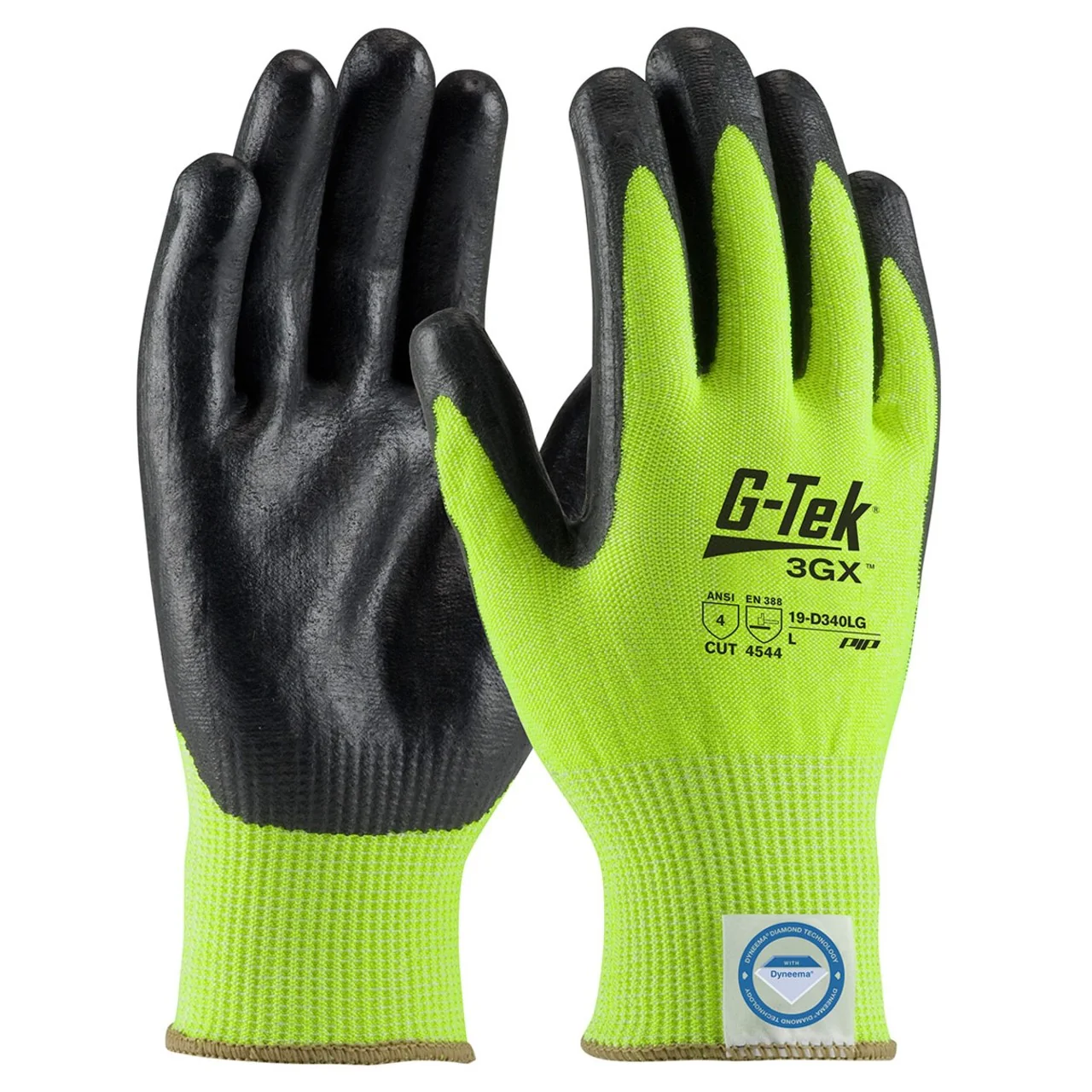 PIP G-TEK 3GX 19-D340LG A4 Cut Resistant Foam Nitrile Coated Gloves - Single Pair - Image 2