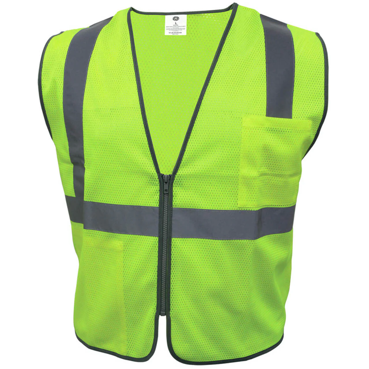 General Electric Type R Class 2 Hi-Vis Mesh Safety Vest, GV076 - Image 2