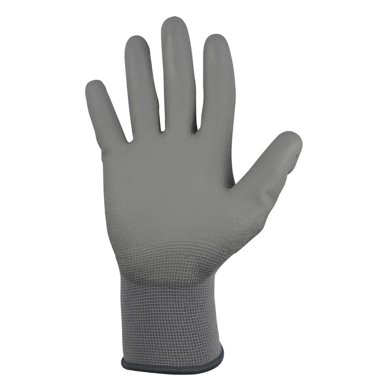 General Electric GG205C Gray Polyurethane Dipped Gloves - Single Pair - Image 2