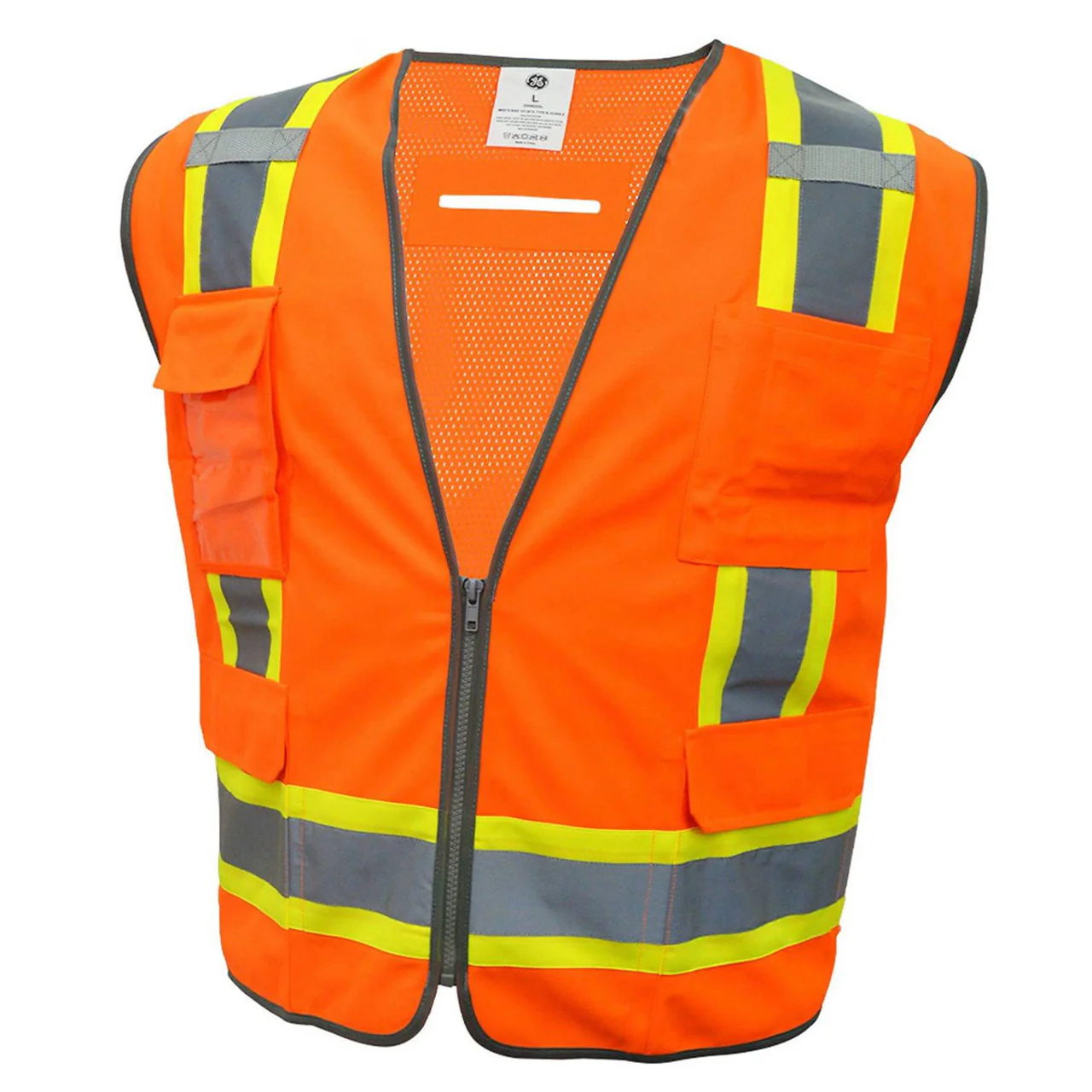 General Electric Type R Class 2 Hi-Vis Safety Vest with Contrasting Trim, GV082 - Image 3