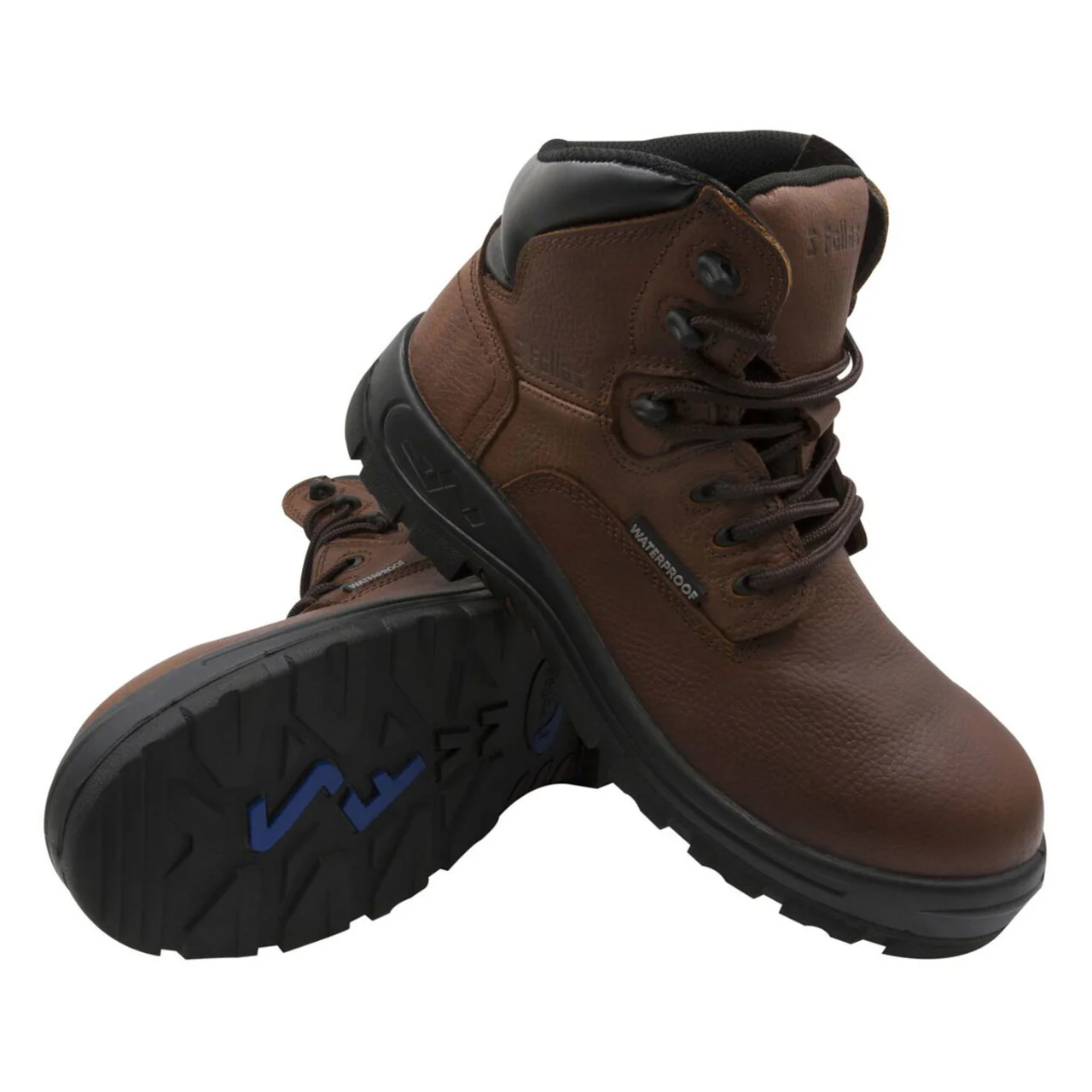 Genuine Grip Women's S Fellas Brown Poseidon Composite Toe WP Work Boots - 651 - Image 7