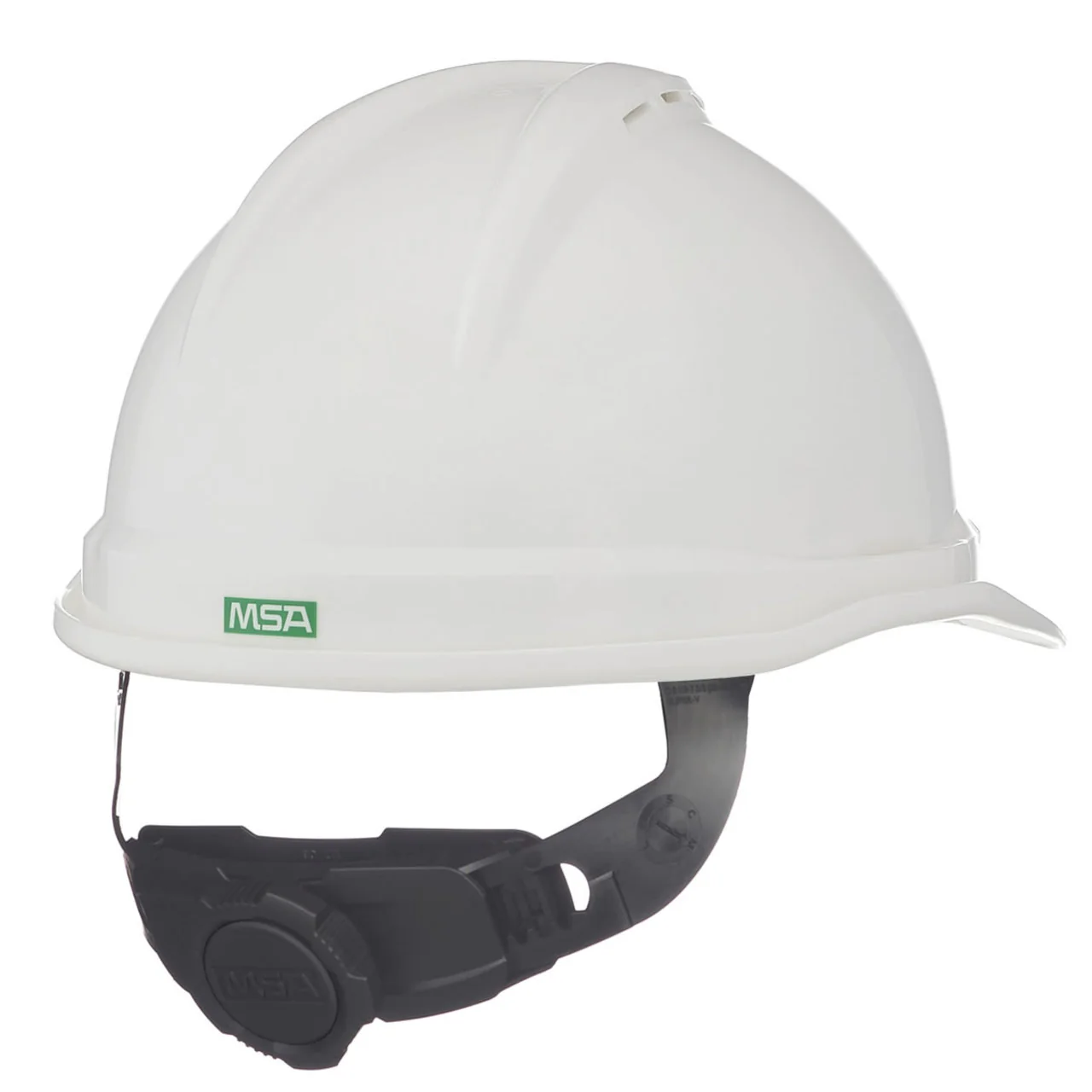 MSA V-Gard 500 Fas-Trac III 4-Point Ratchet Vented Hard Hat - Image 5