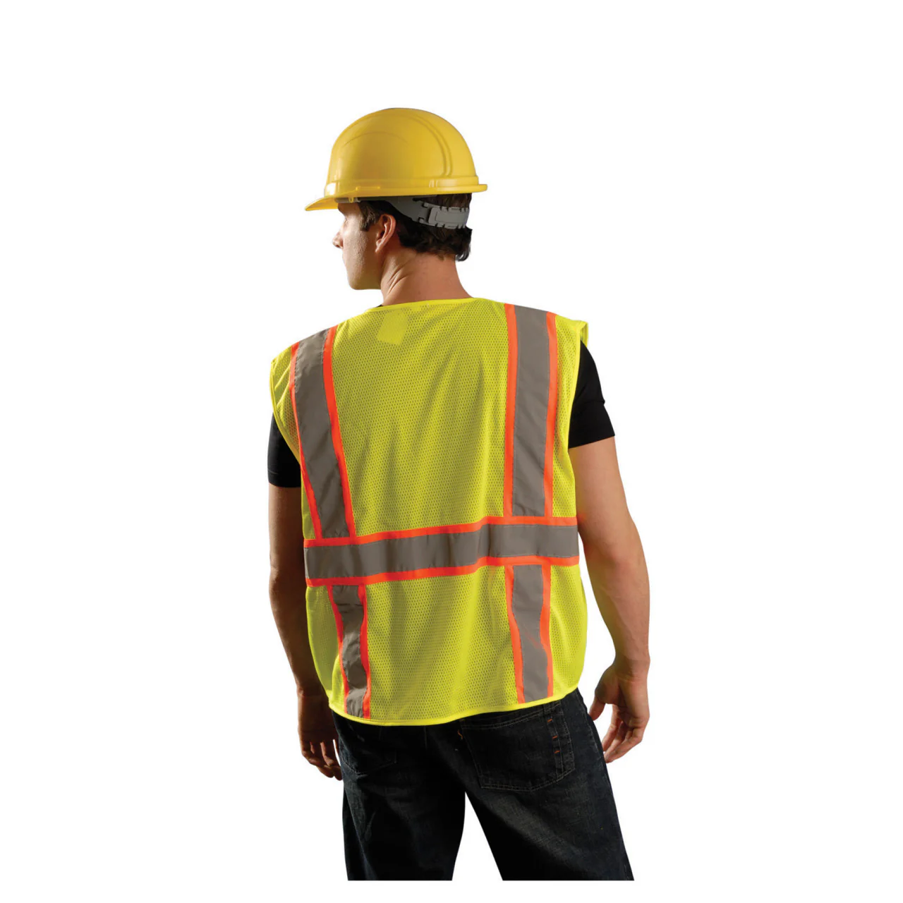 Customized OccuNomix Type R Class 2 Mesh Surveyor Safety Vest, LUX-ATRNSM - Image 8