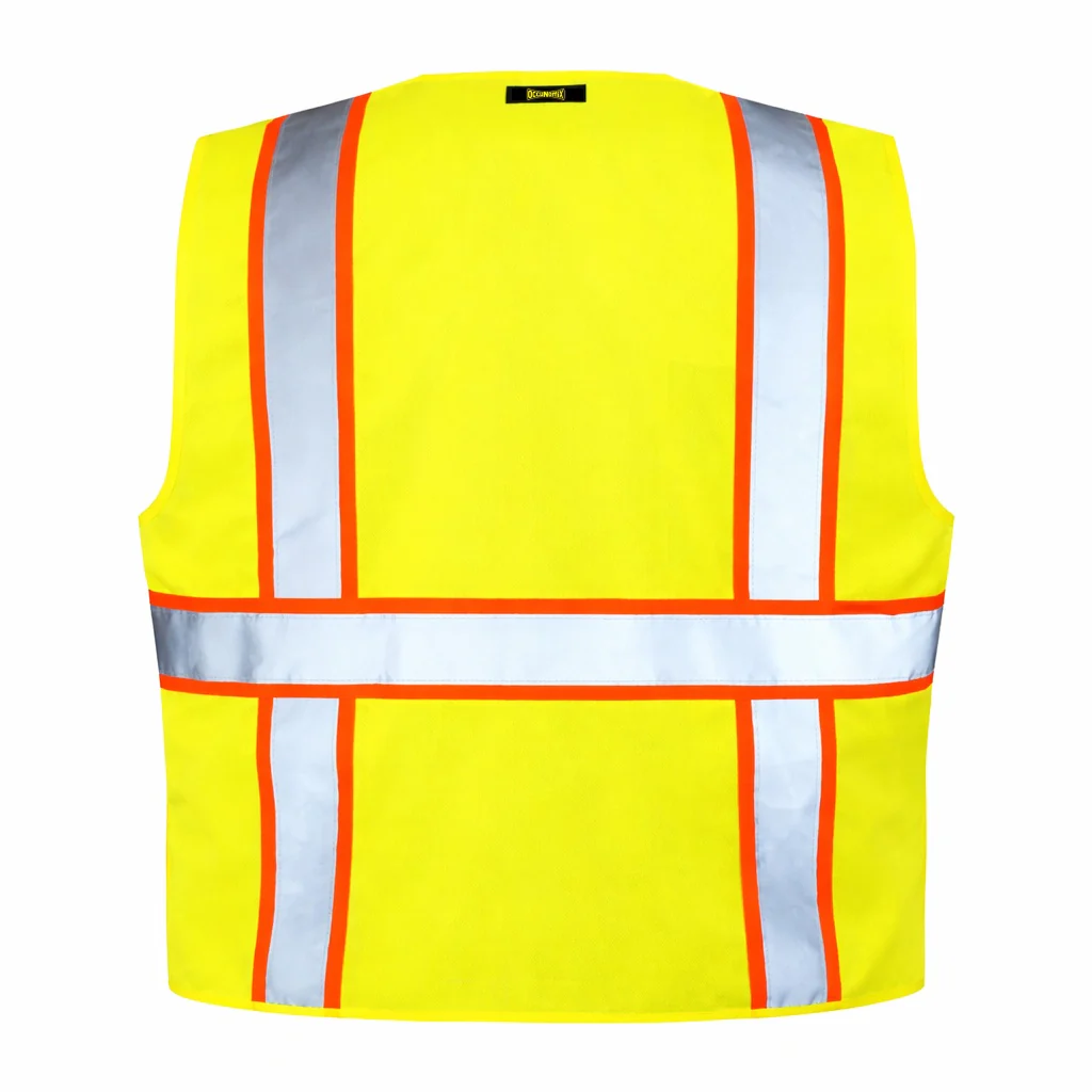 Custom OccuNomix Type R Class 2 Hi-Vis Two-Tone Surveyor Safety Vest, LUX-ATRANS - Image 3