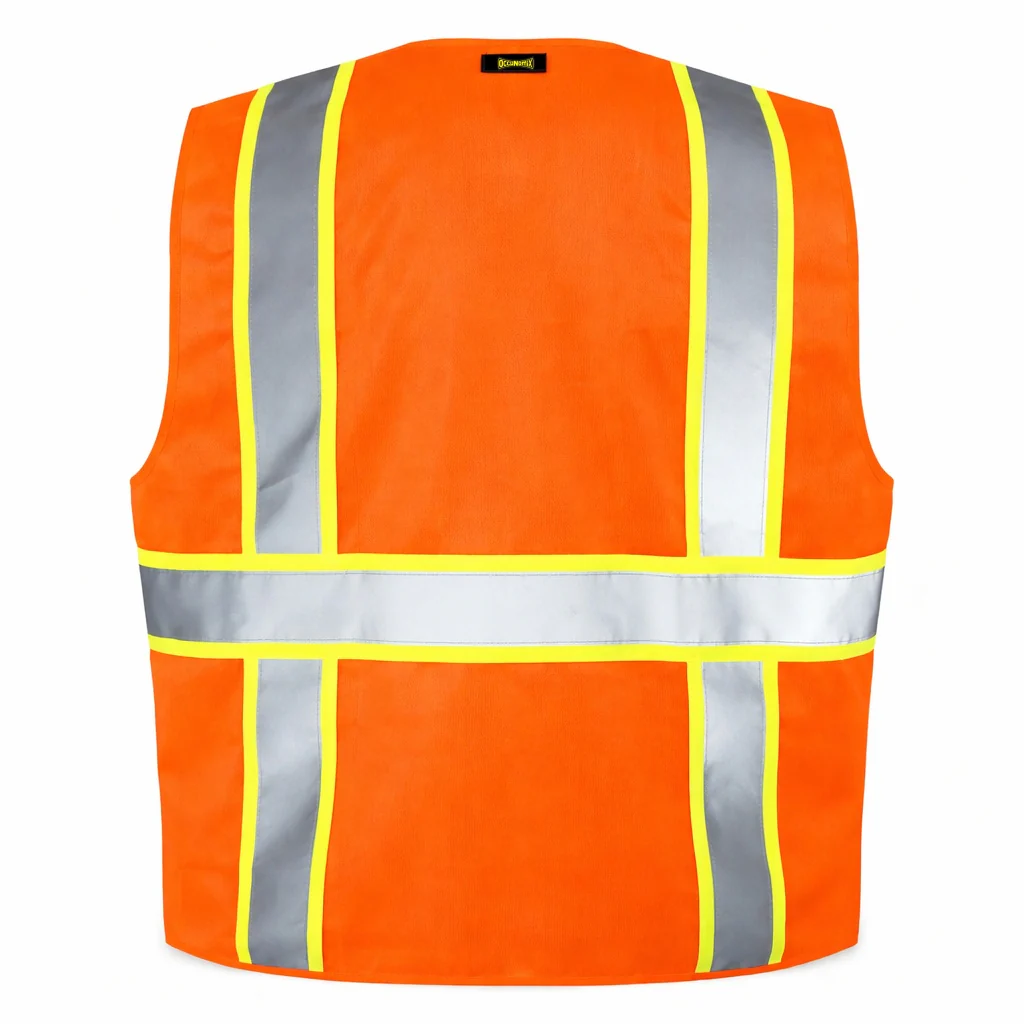 Custom OccuNomix Type R Class 2 Hi-Vis Two-Tone Surveyor Safety Vest, LUX-ATRANS - Image 5