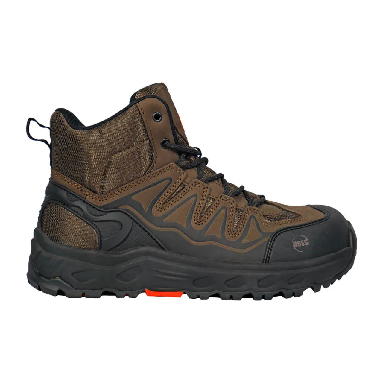 Hoss Eric Hi Aluminum Toe Boots, 50239, Brown - Image 4