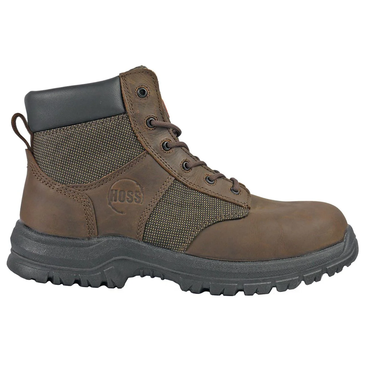Hoss Men's Carter Steel Toe Boots, 60542, Brown - Image 4